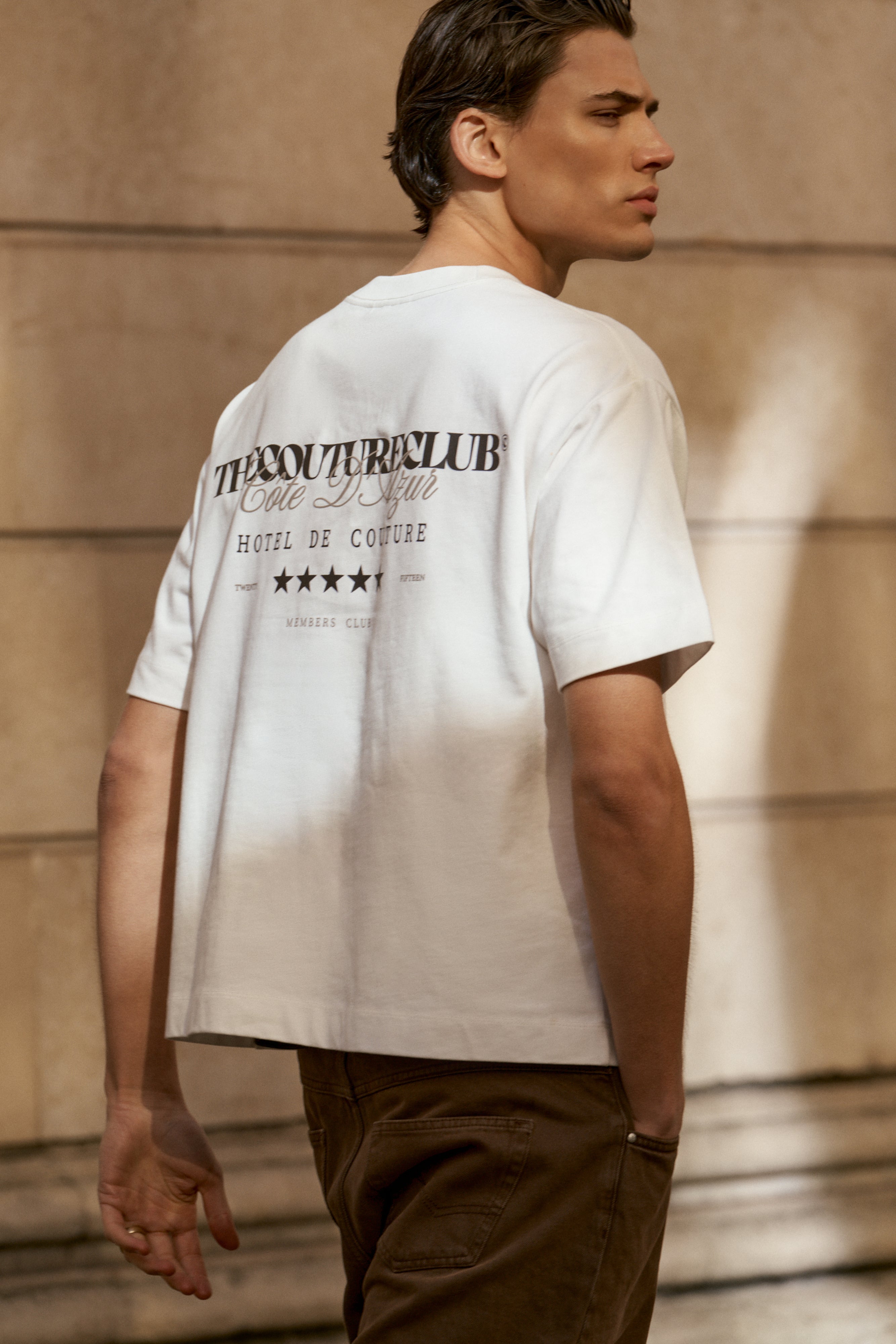HOTEL DE COUTURE T-SHIRT - OFF WHITE