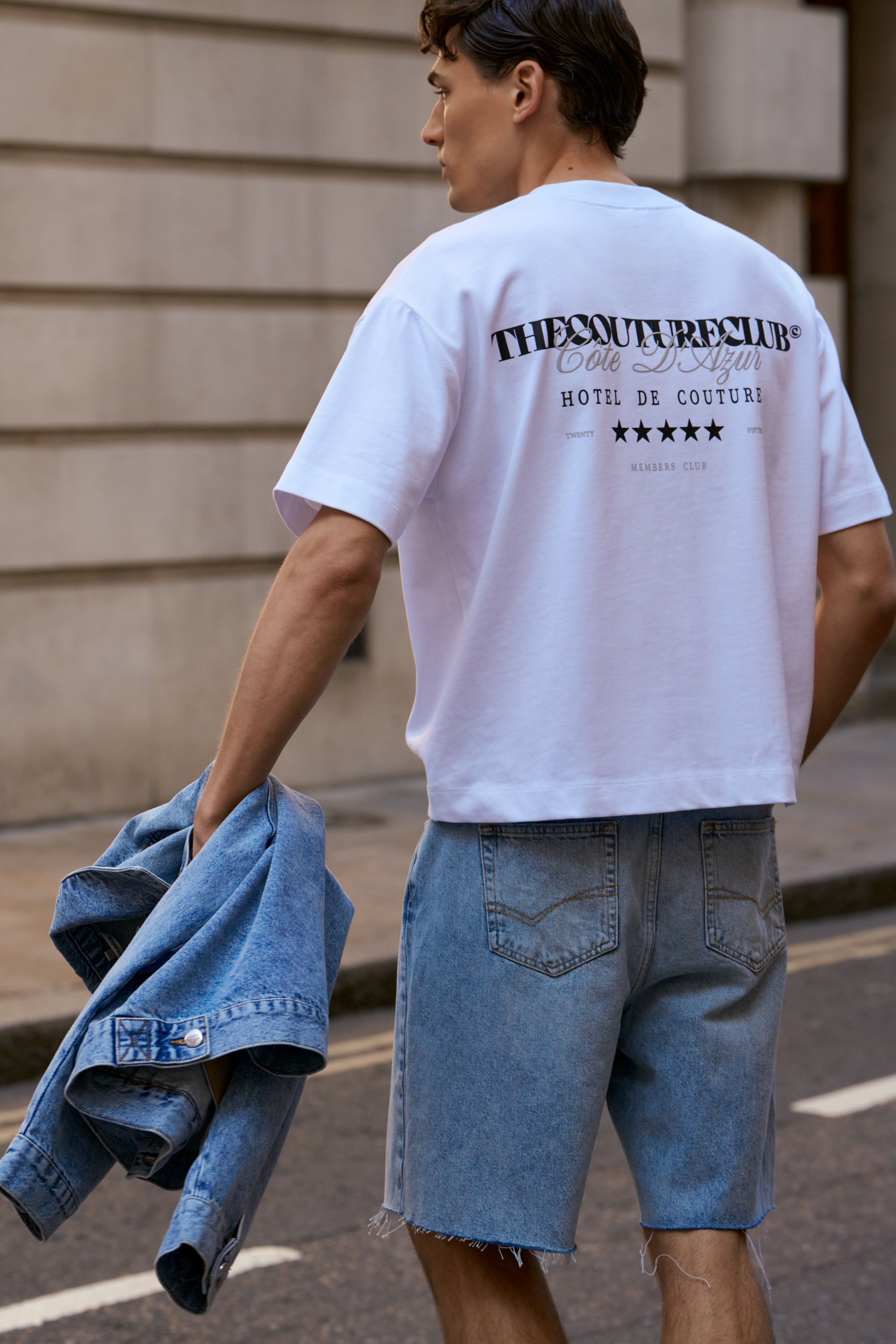HOTEL DE COUTURE T-SHIRT - WHITE BLACK
