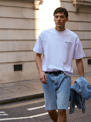 HOTEL DE COUTURE T-SHIRT - WHITE BLACK