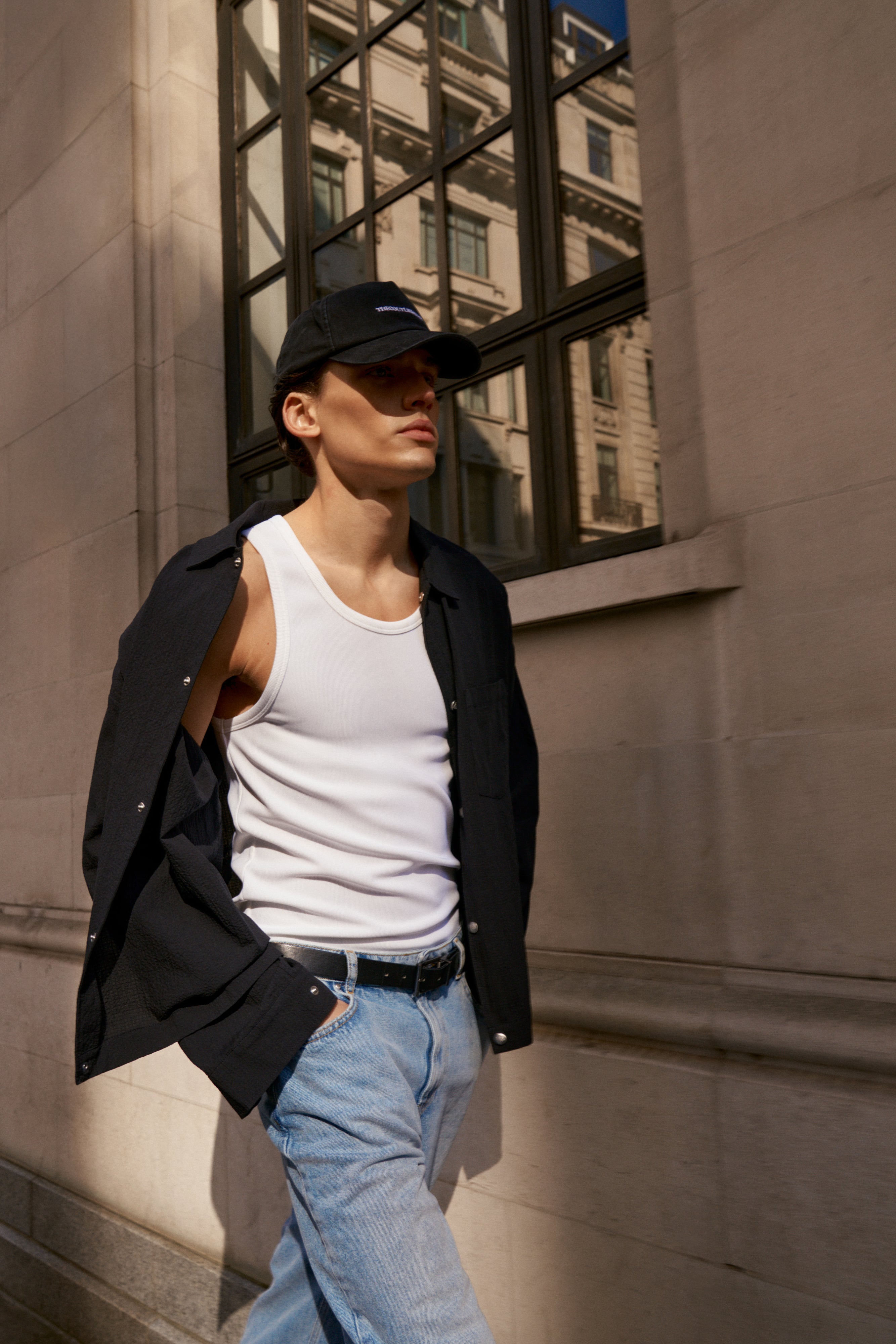 RIBBED VEST - WHITE