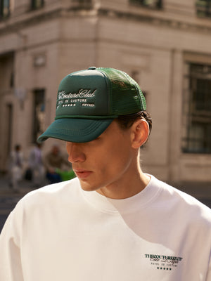HOTEL DE COUTURE CAP - FOREST GREEN