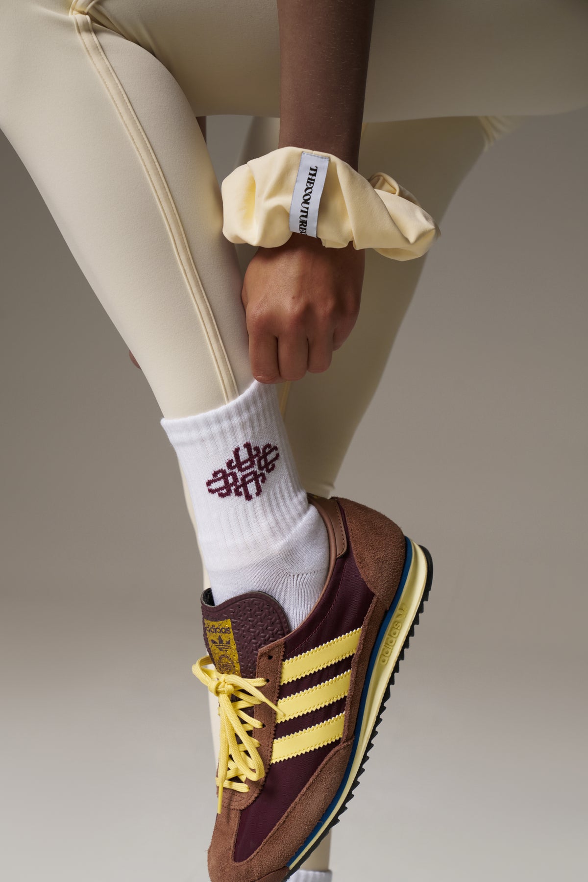 EMBLEM SPORT SOCK - BURGUNDY