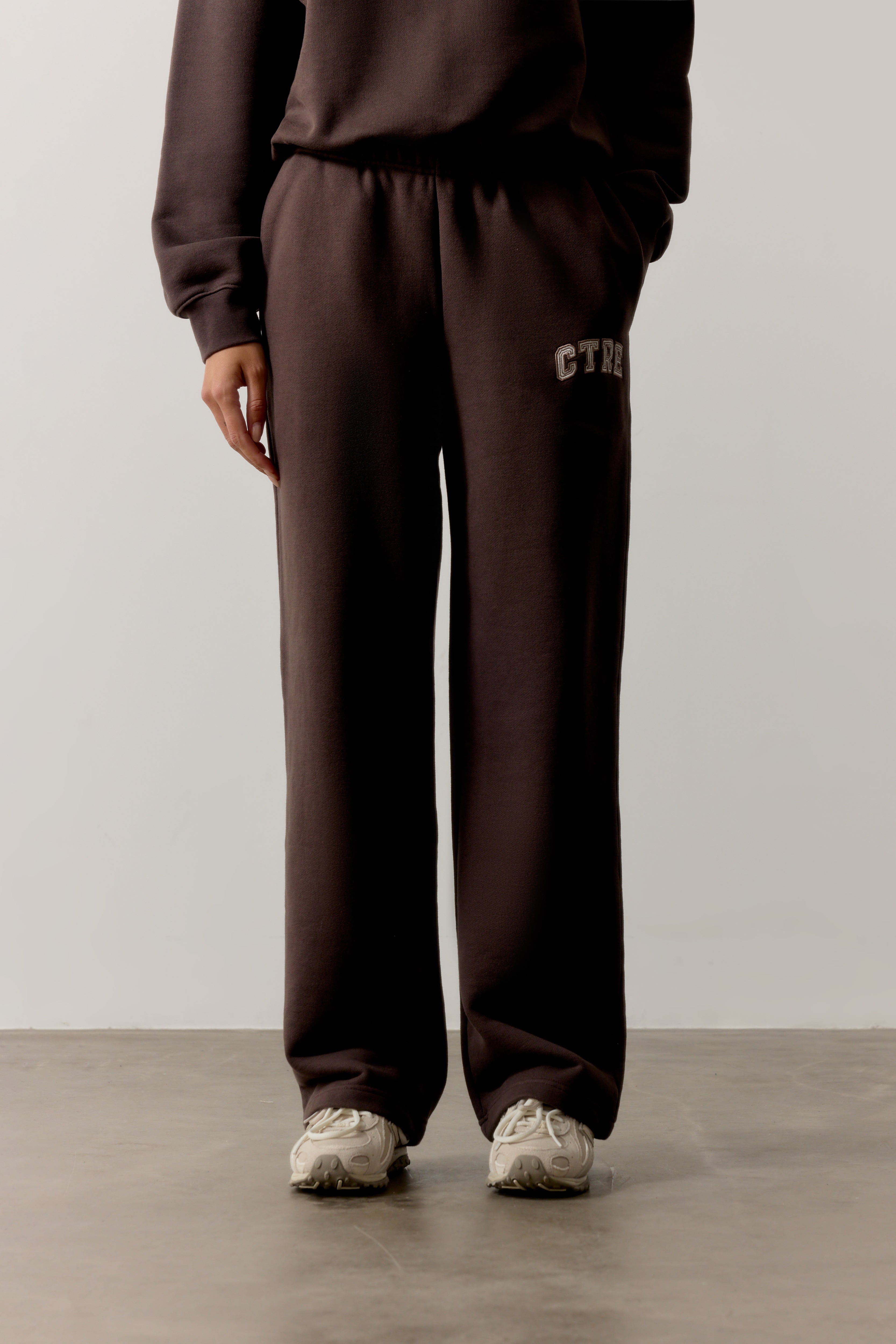 CTRE STRAIGHT LEG JOGGERS - BROWN