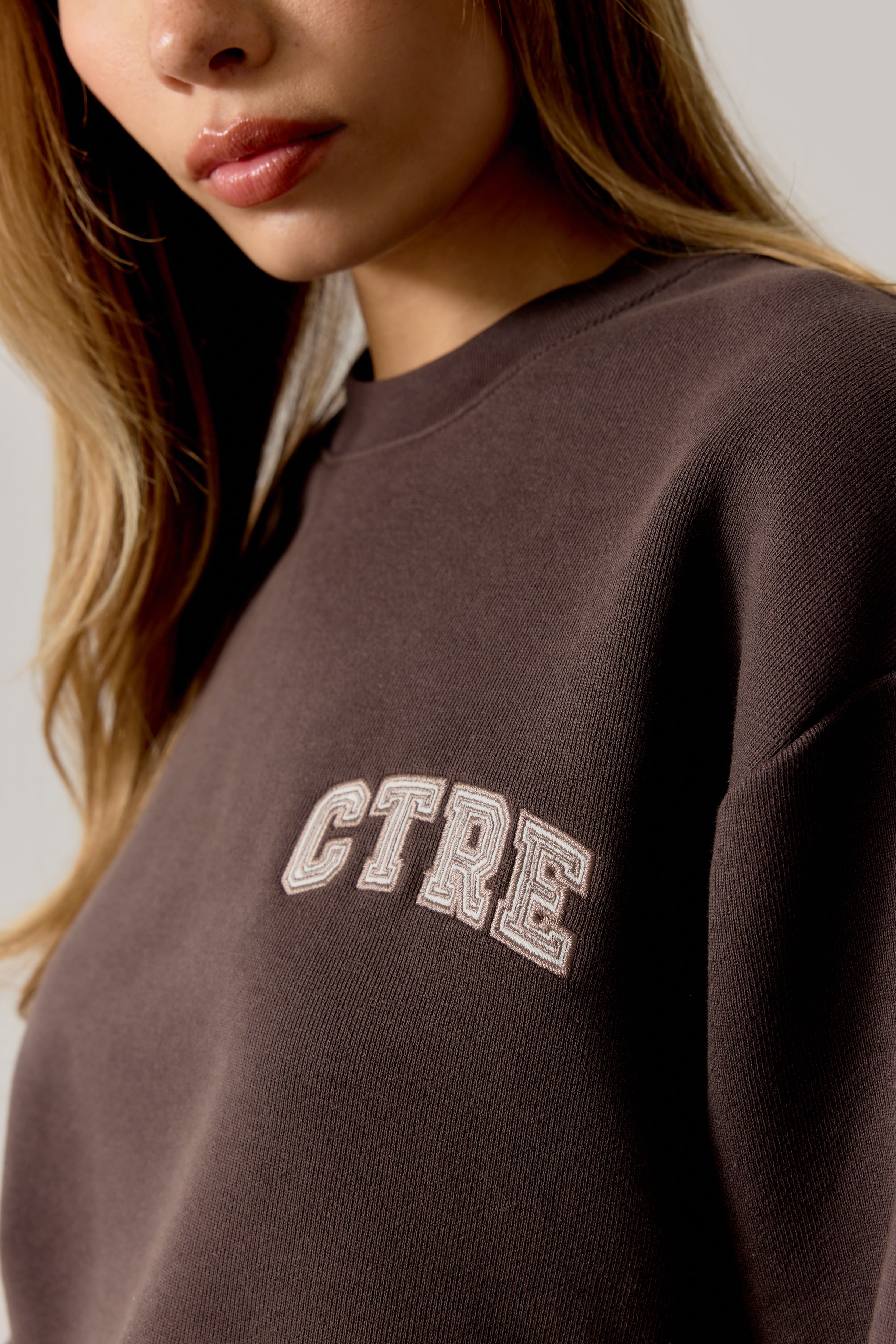CTRE SWEATSHIRT - BROWN