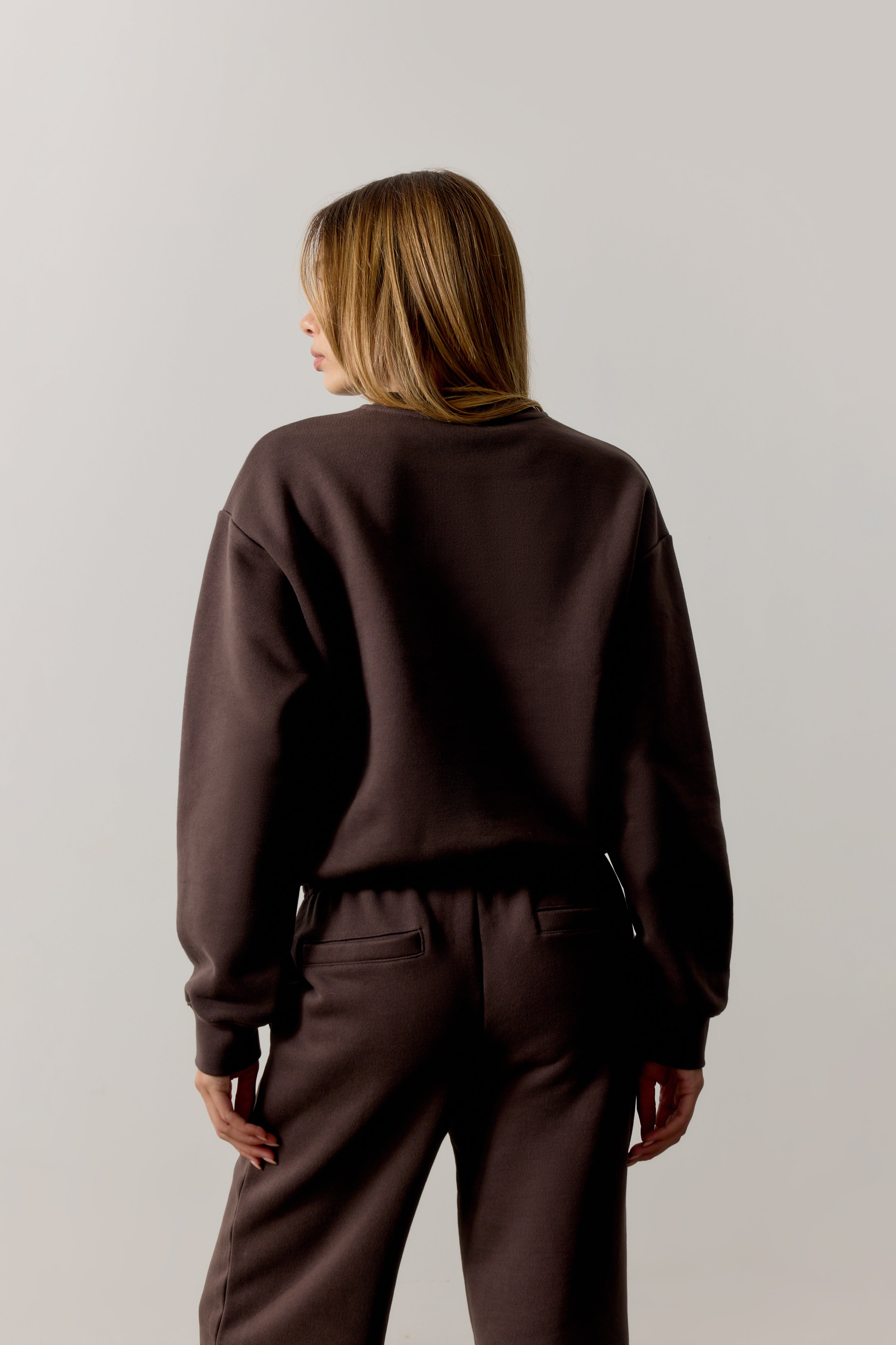 CTRE SWEATSHIRT - BROWN