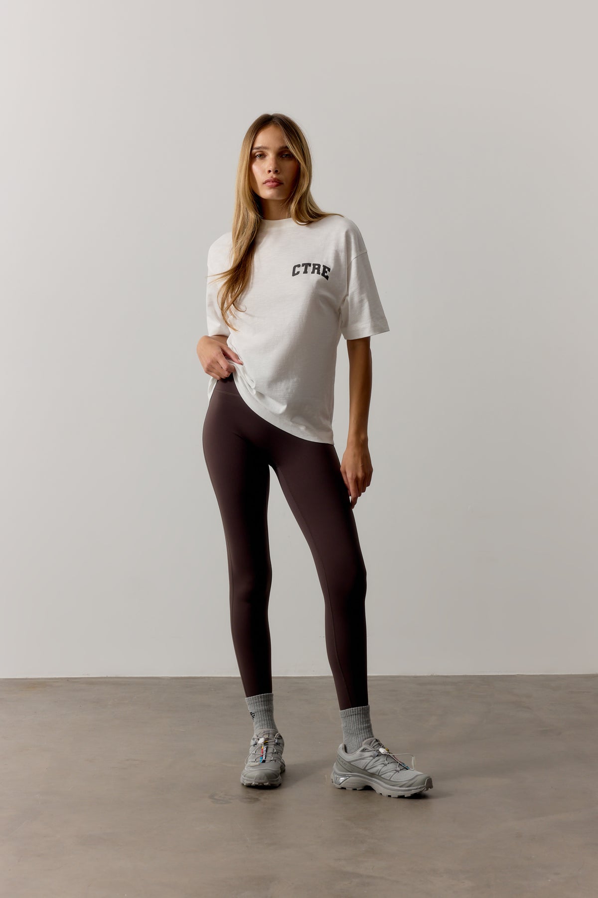 CTRE SHORT SLEEVE T-SHIRT - OFF WHITE