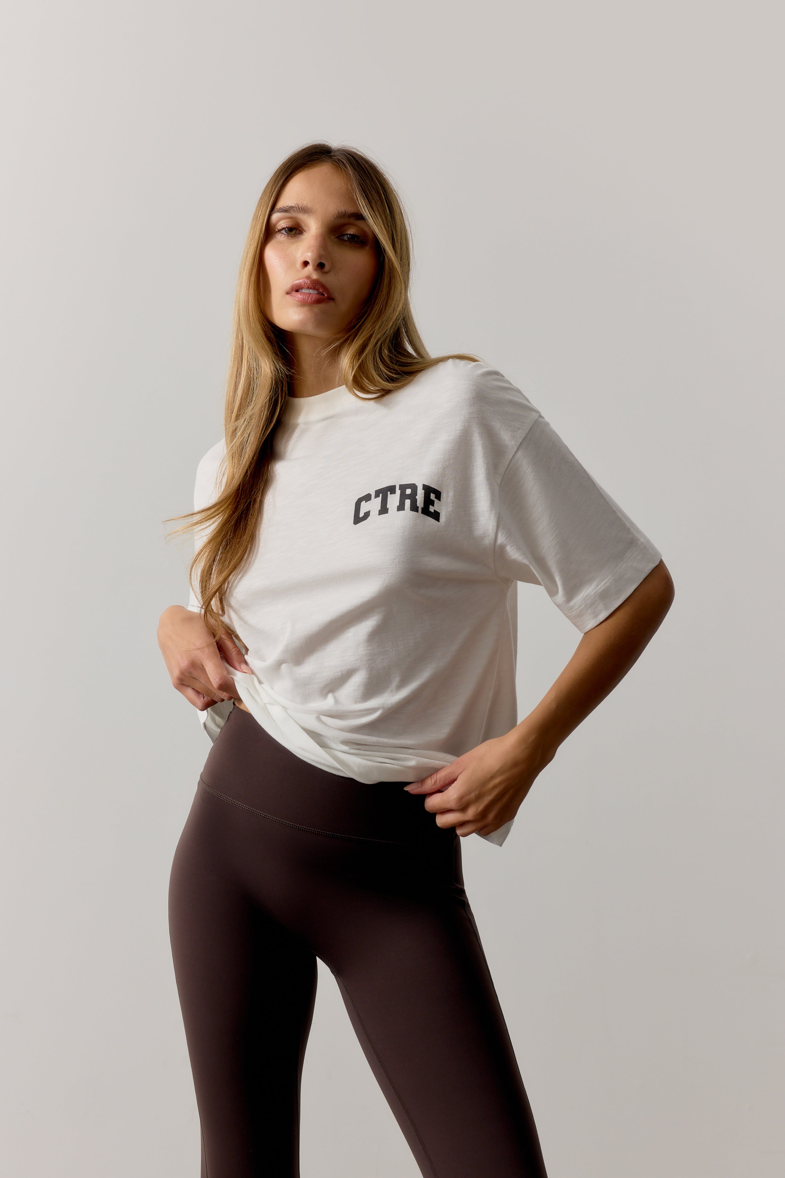 CTRE SHORT SLEEVE T-SHIRT - OFF WHITE