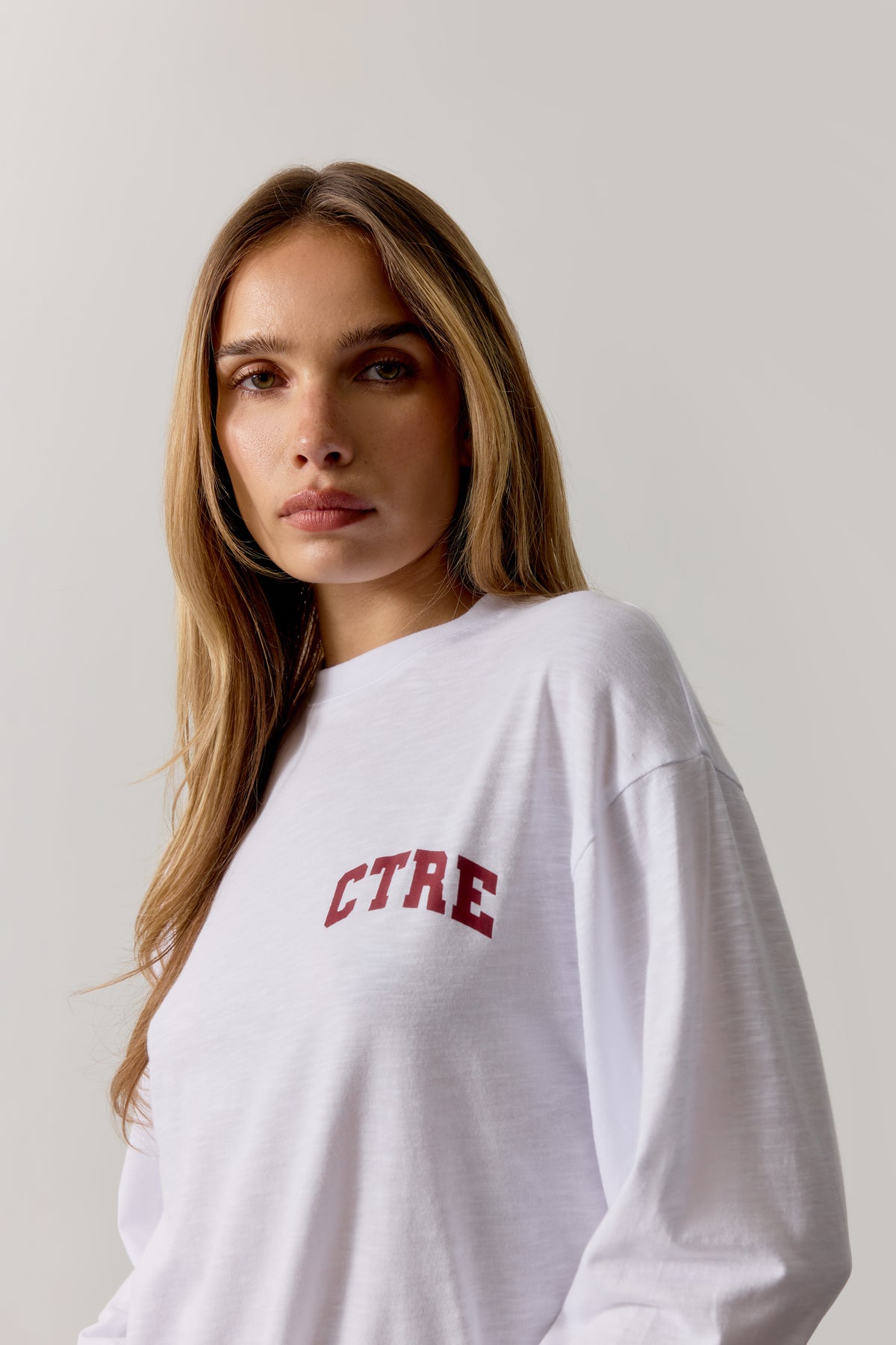 CTRE LONG SLEEVE T- SHIRT - CHERRY