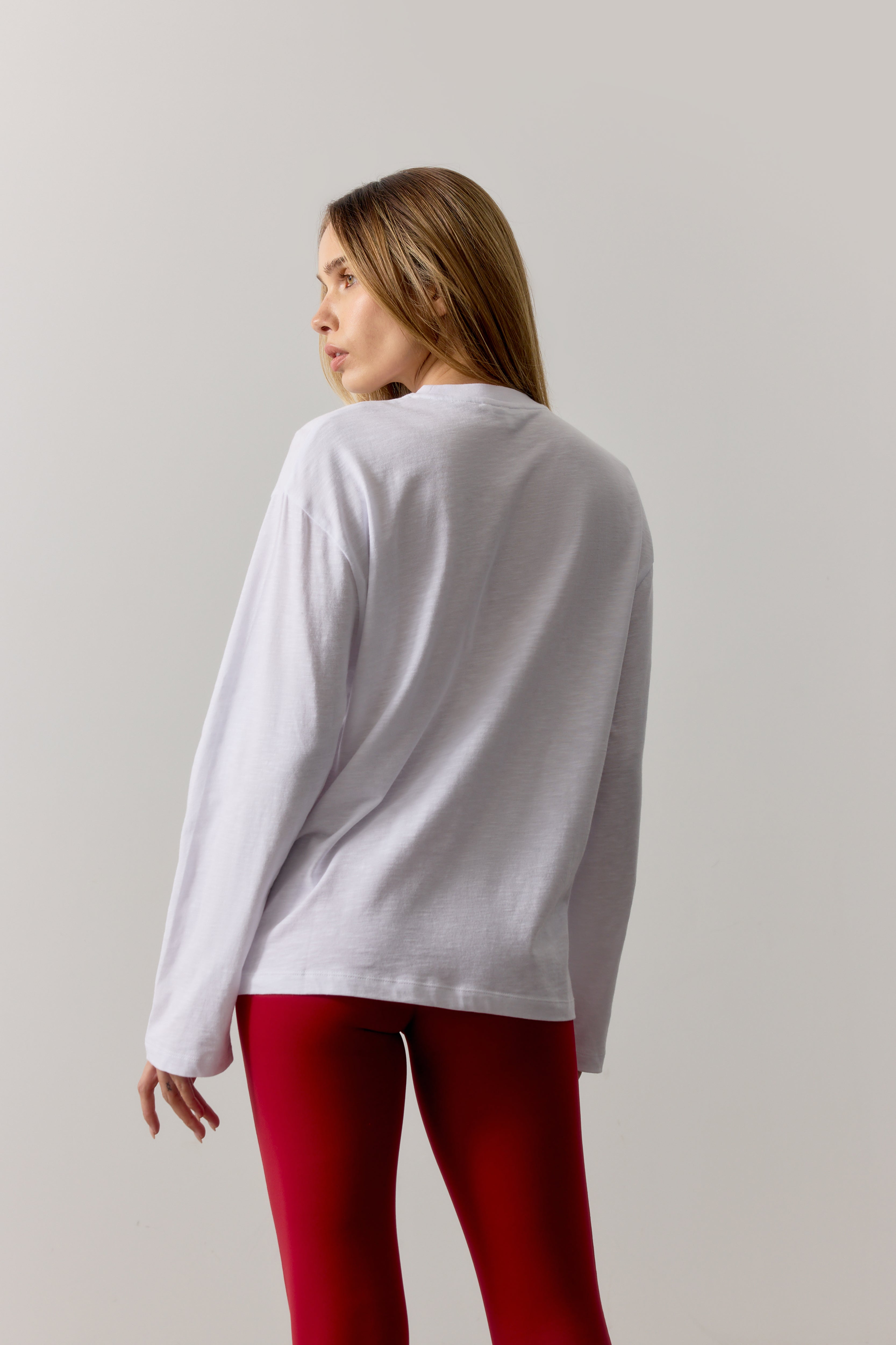 CTRE LONG SLEEVE T- SHIRT - CHERRY