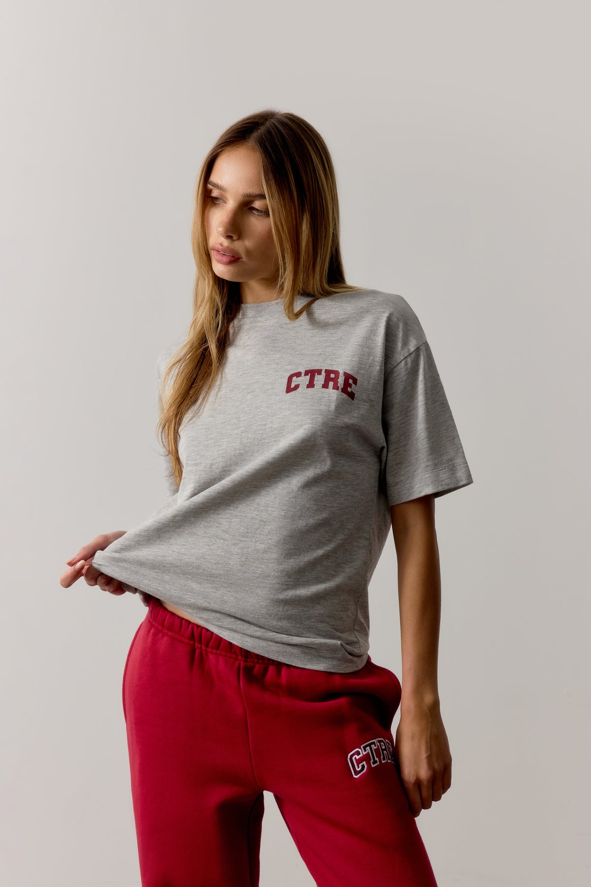 CTRE SHORT SLEEVE T-SHIRT - GREY MARL