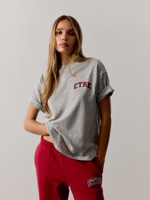 CTRE SHORT SLEEVE T-SHIRT - GREY MARL