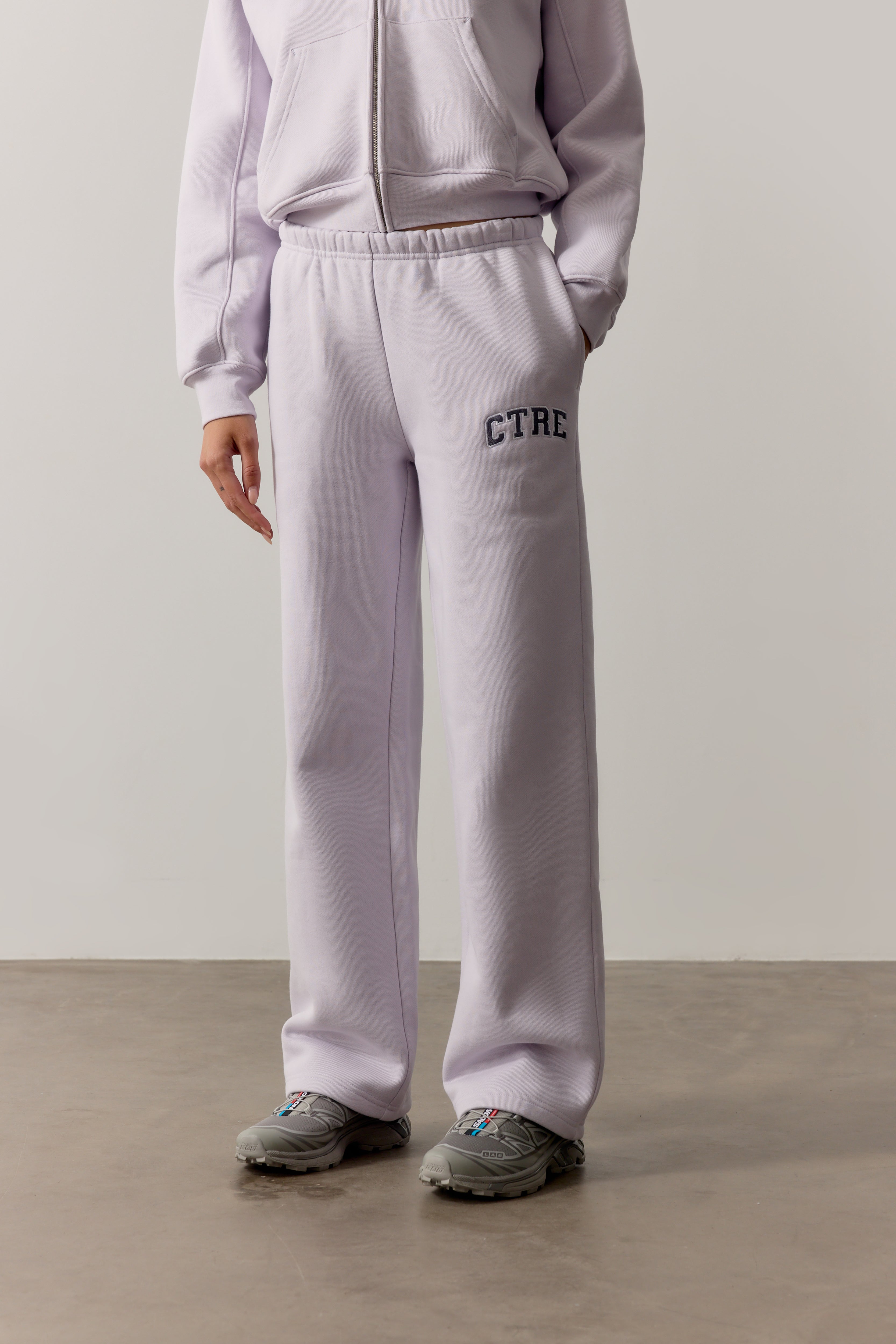CTRE STRAIGHT LEG JOGGERS - DUSKY LILAC