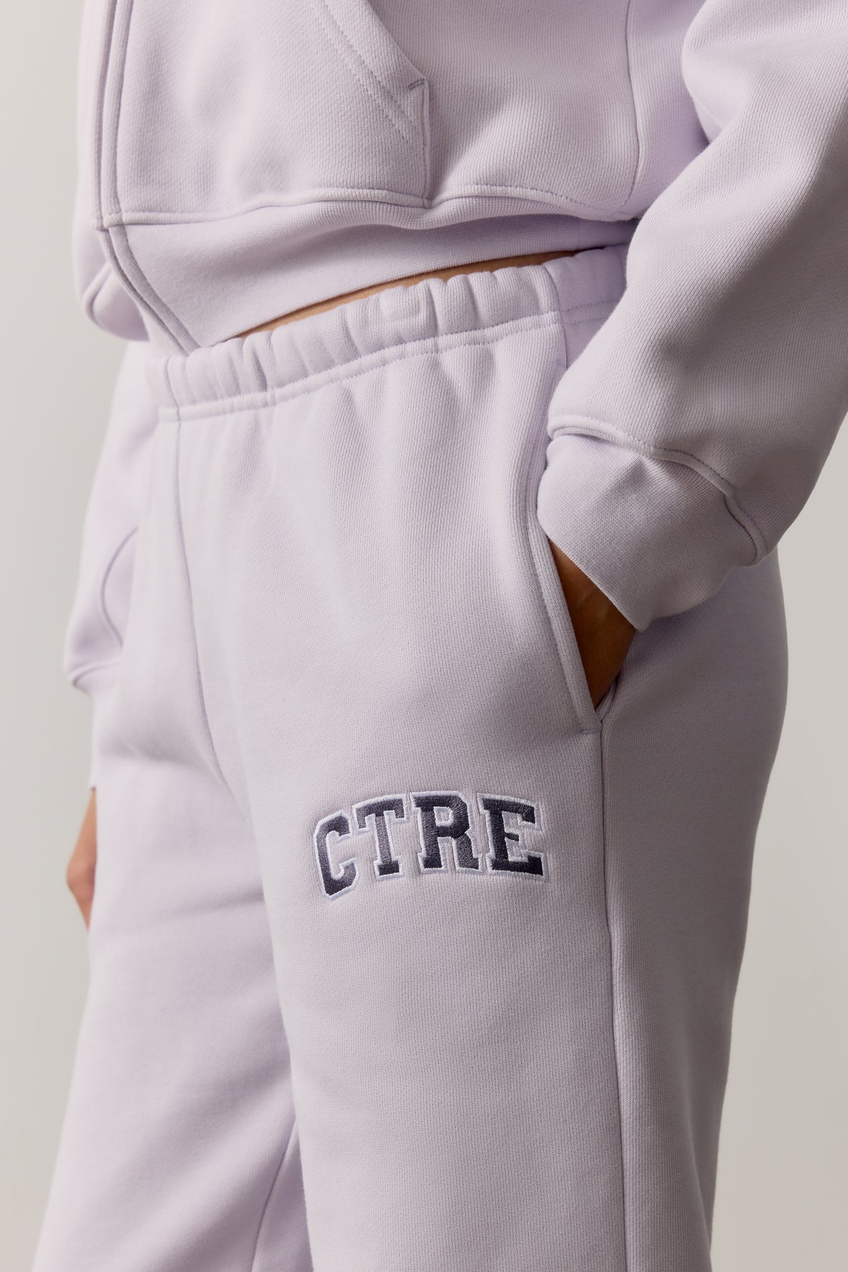 CTRE STRAIGHT LEG JOGGERS - DUSKY LILAC