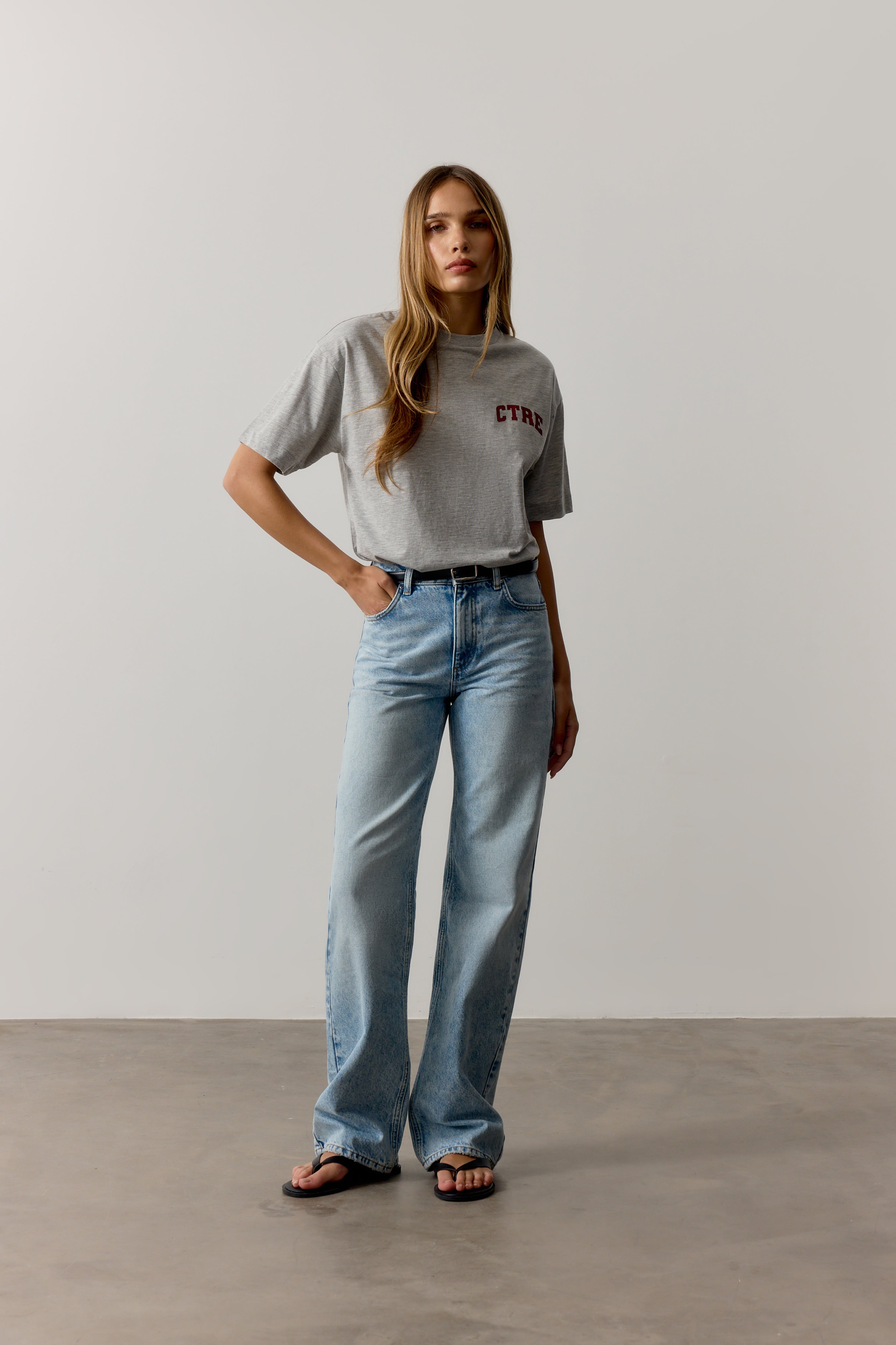 CTRE SHORT SLEEVE T-SHIRT - GREY MARL