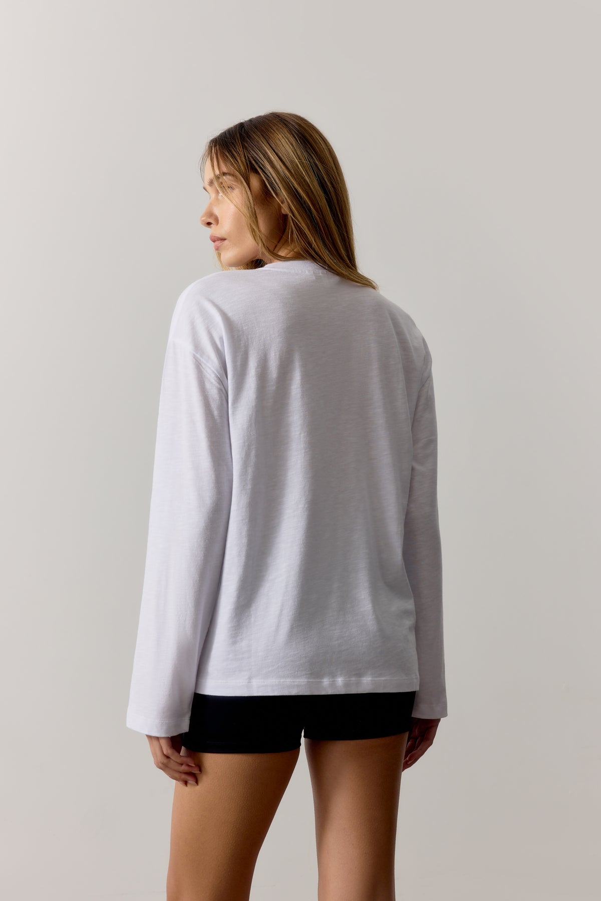 CTRE LONG SLEEVE  T- SHIRT - WHITE