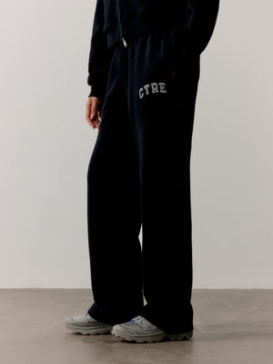 CTRE STRAIGHT LEG JOGGERS - BLACK