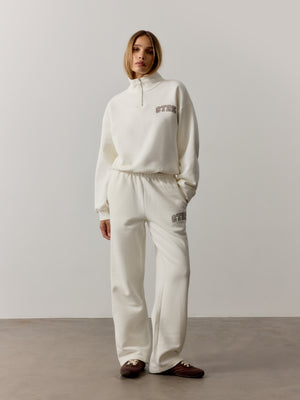CTRE STRAIGHT LEG JOGGERS - OFF WHITE