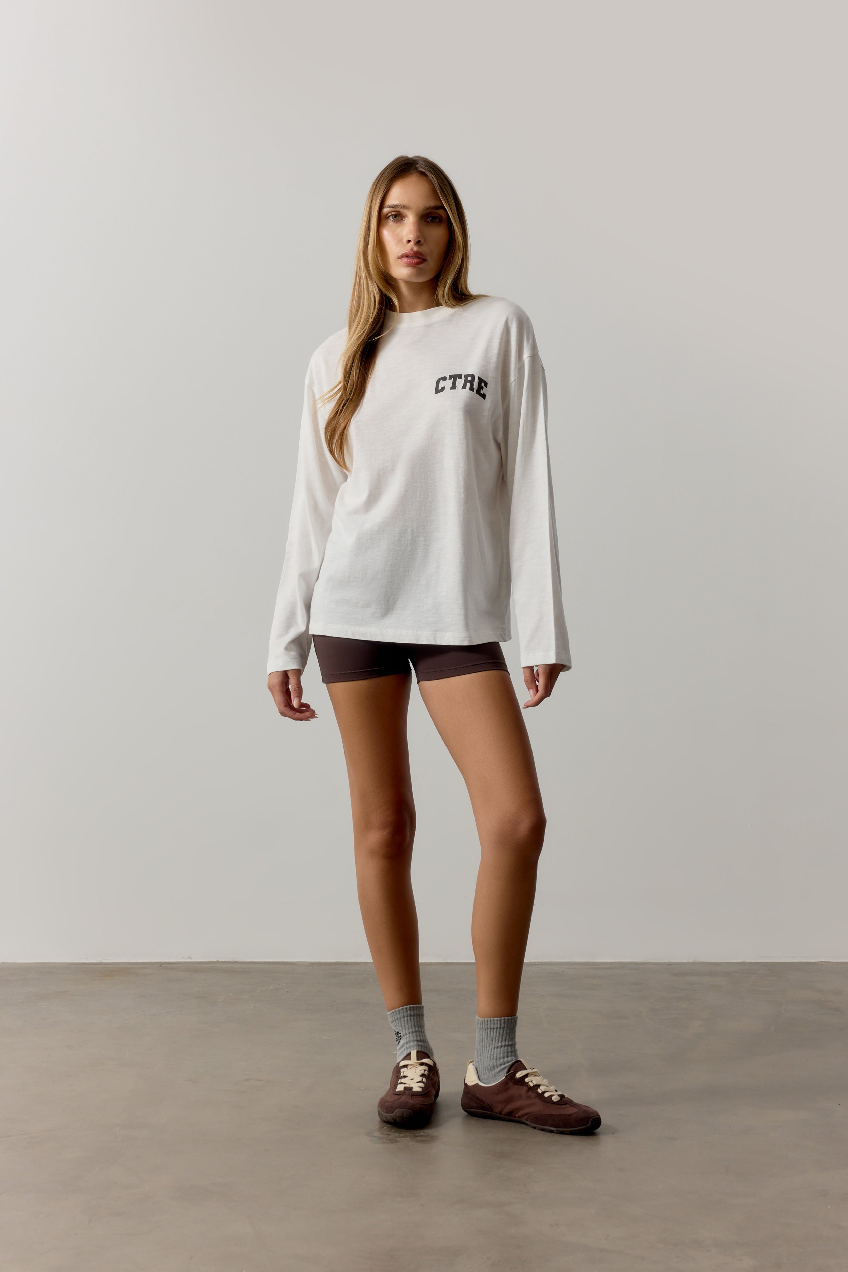 CTRE LONG SLEEVE T- SHIRT - OFF WHITE