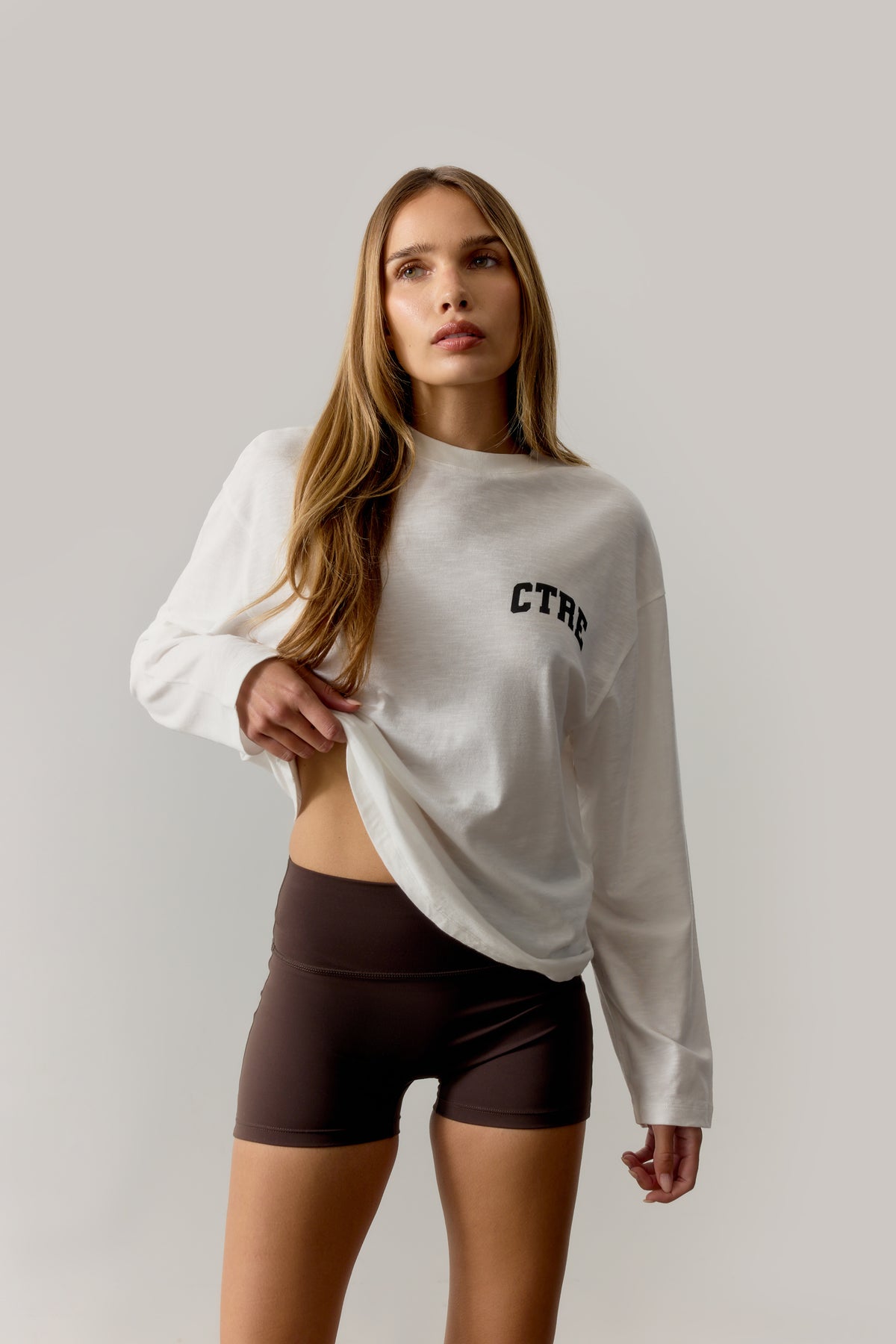 CTRE LONG SLEEVE T- SHIRT - OFF WHITE