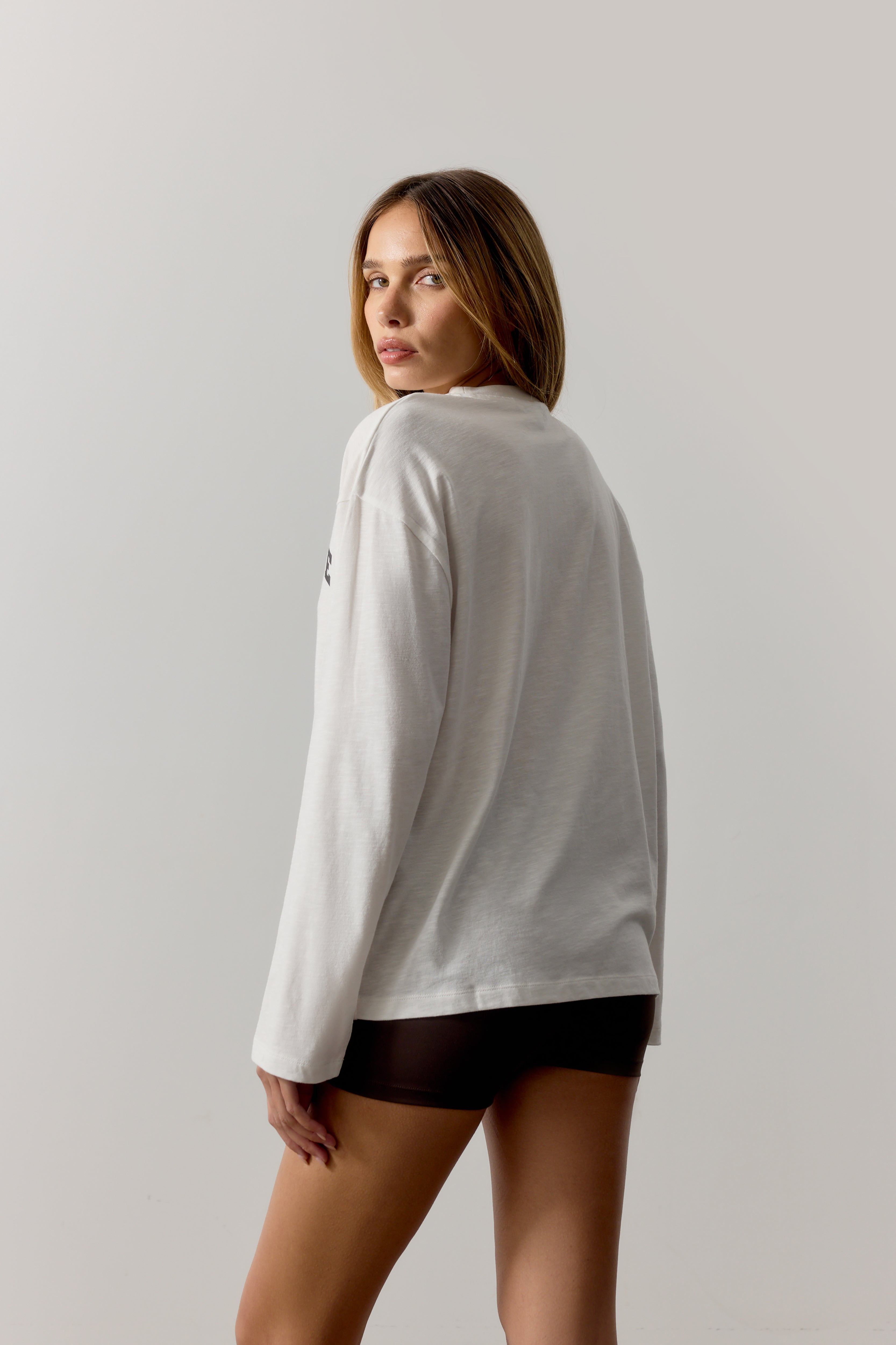 CTRE LONG SLEEVE T- SHIRT - OFF WHITE