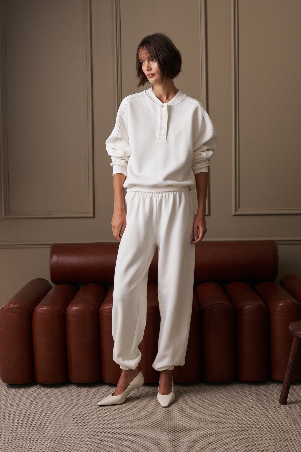 HENLEY CREW - OFF WHITE