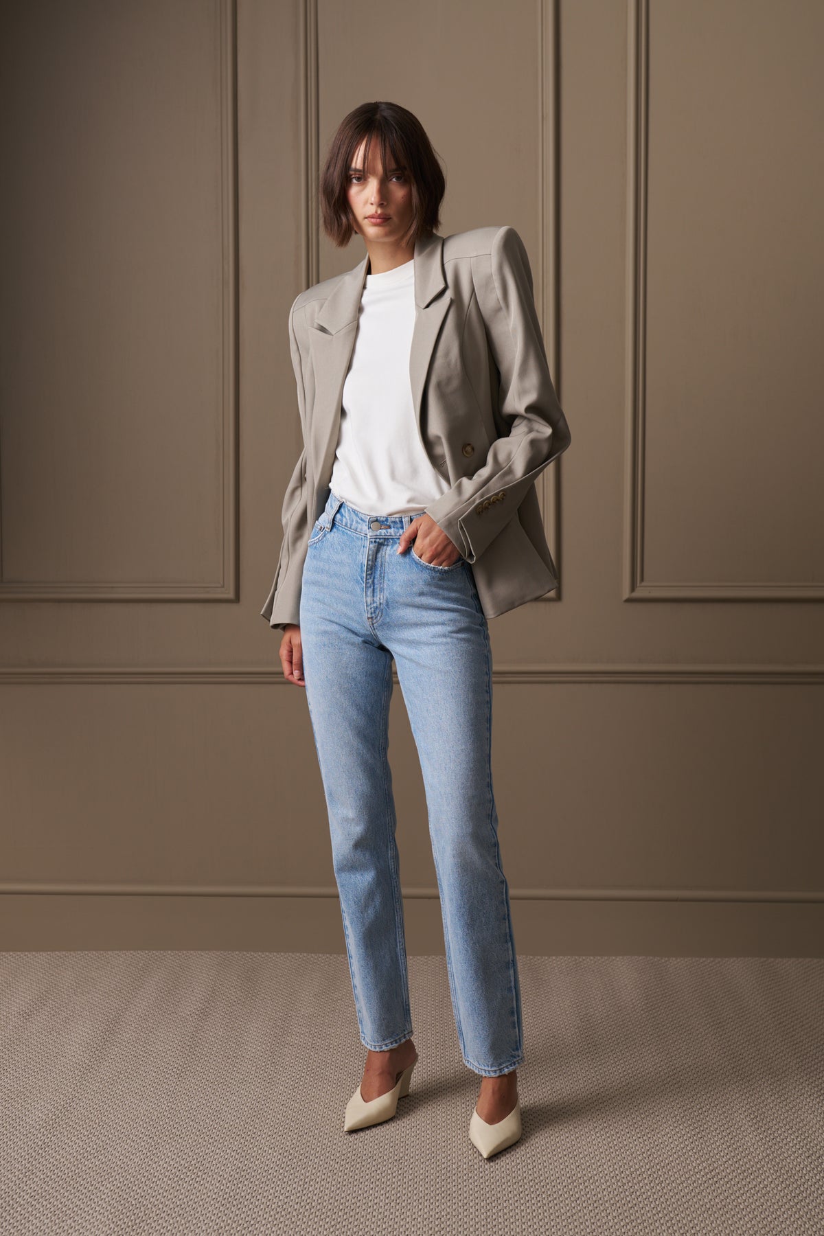 CIGARETTE JEANS - LIGHT WASH