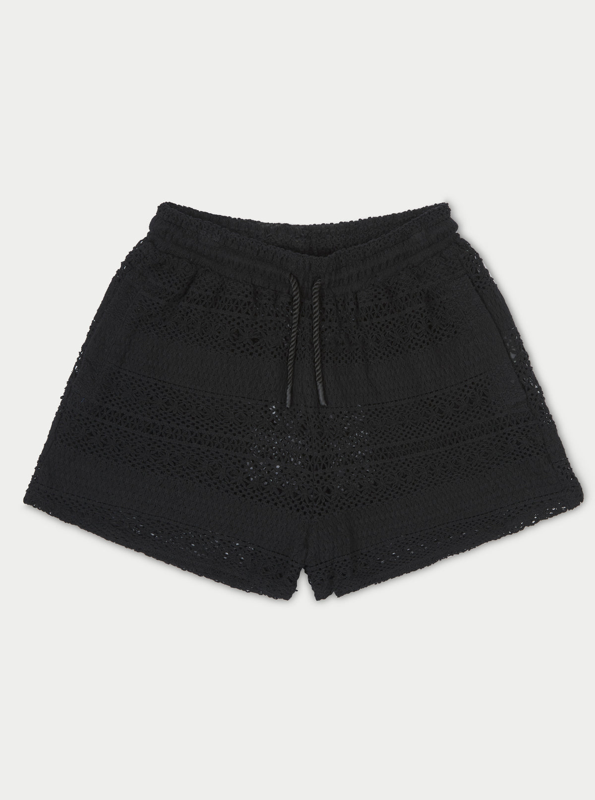 TEXTURED CROCHET SHORTS