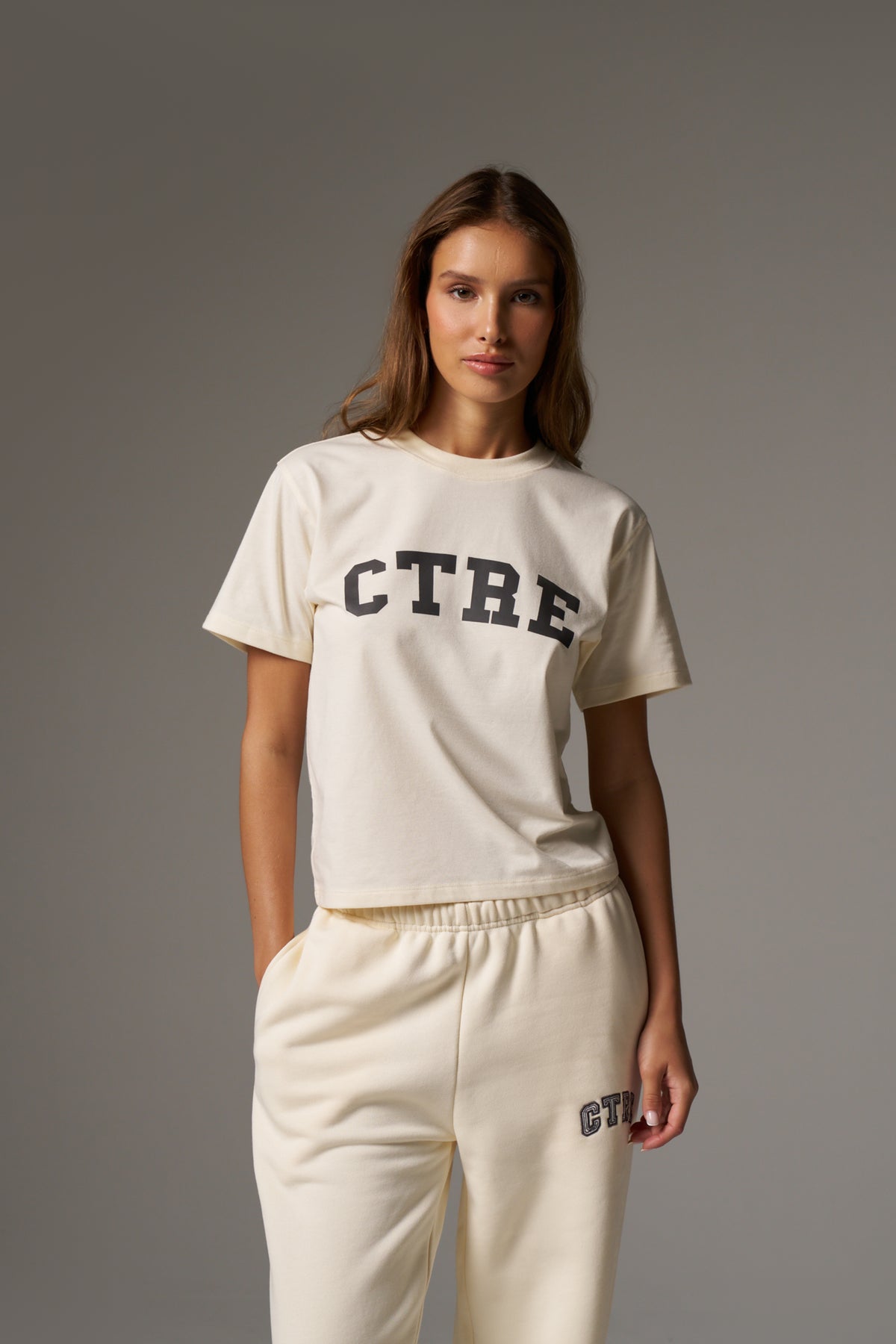 CTRE LIGHTWEIGHT BABY TEE - BUTTERMILK