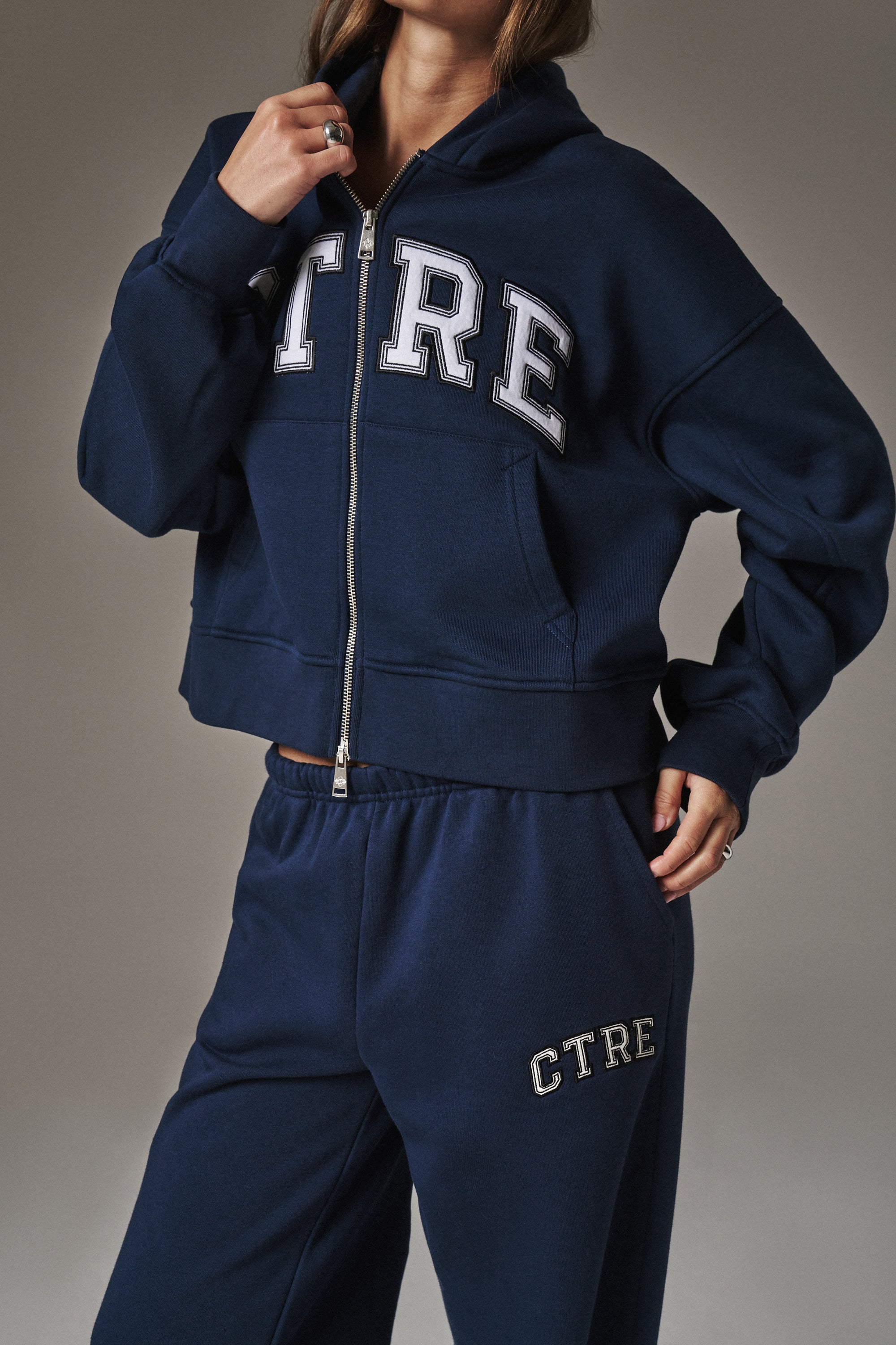 CTRE STRAIGHT LEG JOGGERS - NAVY