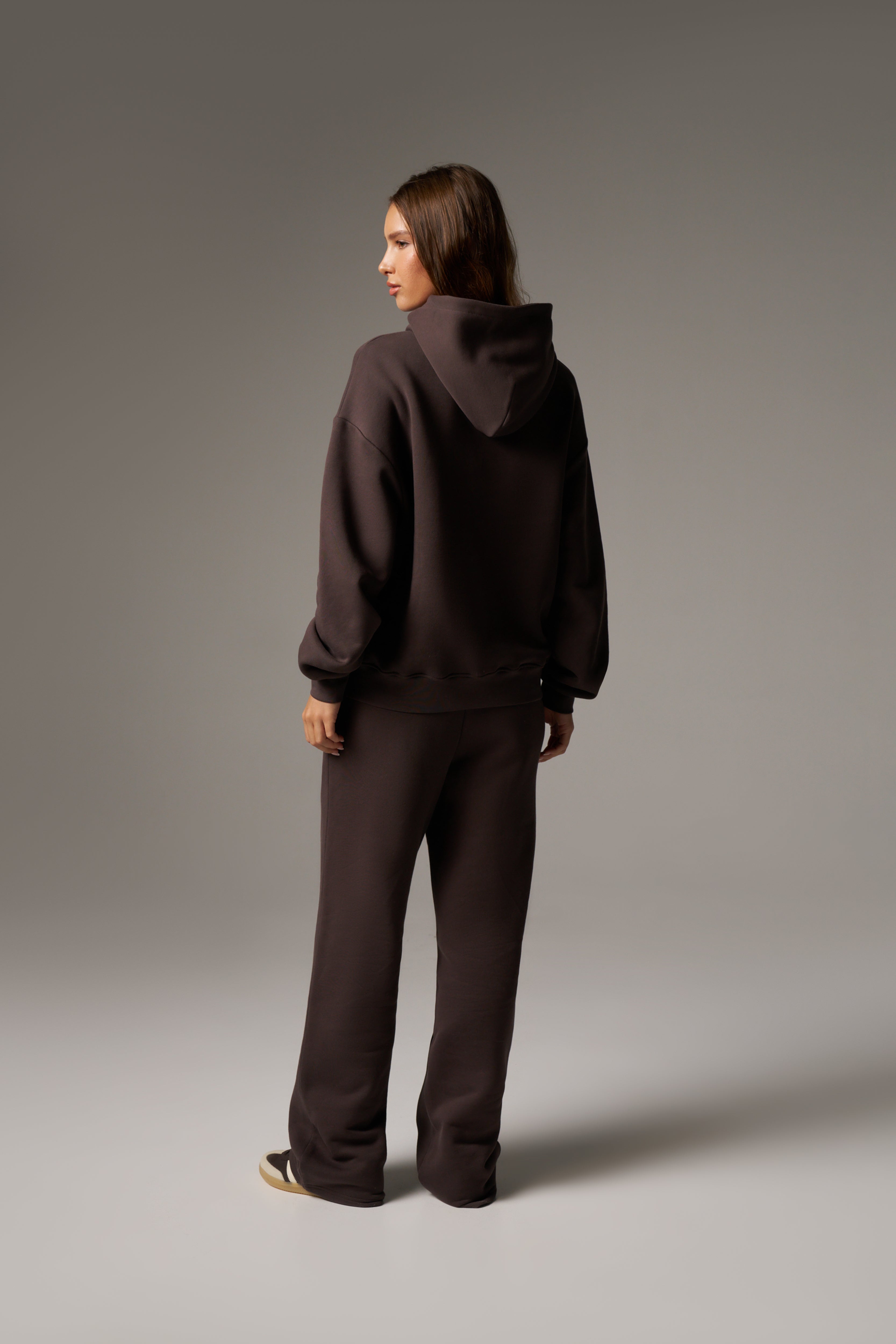 CTRE RELAXED HOODIE - BROWN