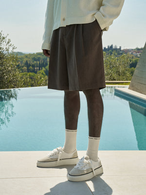 SMART BERMUDA SHORT - BROWN