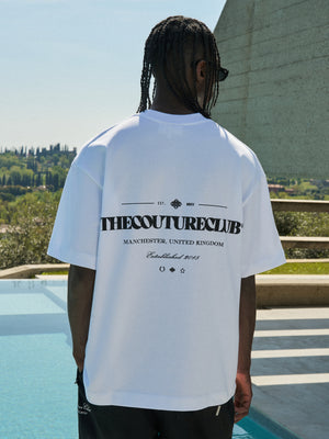 COPYRIGHT MULTI  GRAPHIC T-SHIRT - WHITE