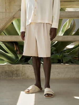 SMART BERMUDA SHORT - STONE