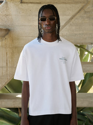 BEACH CLUB GRAPHIC T-SHIRT - WHITE