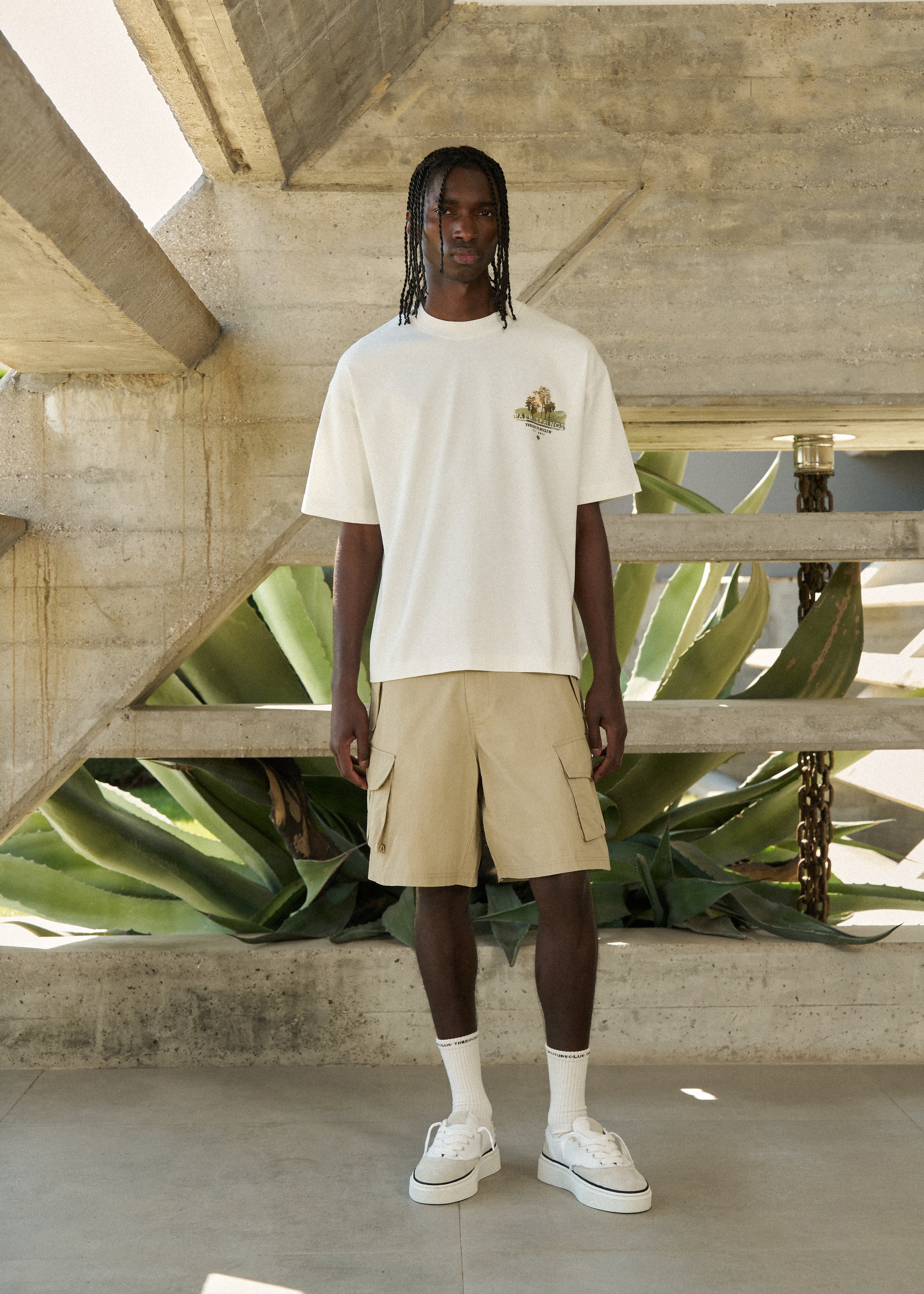 PALM SPRINGS GRAPHIC T-SHIRT - OFF WHITE