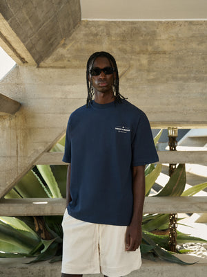 COPYRIGHT MULTI GRAPHIC T-SHIRT - DARK NAVY