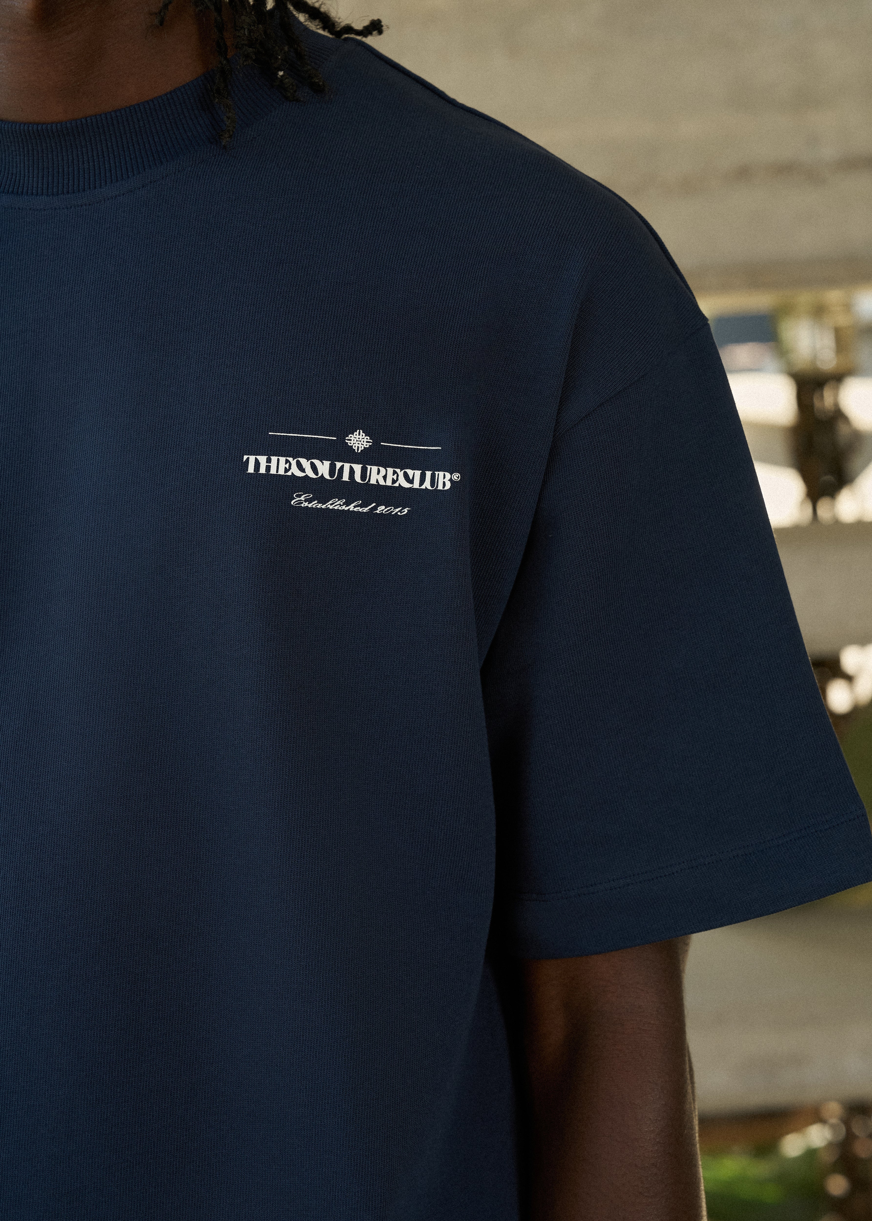 COPYRIGHT MULTI GRAPHIC T-SHIRT - DARK NAVY