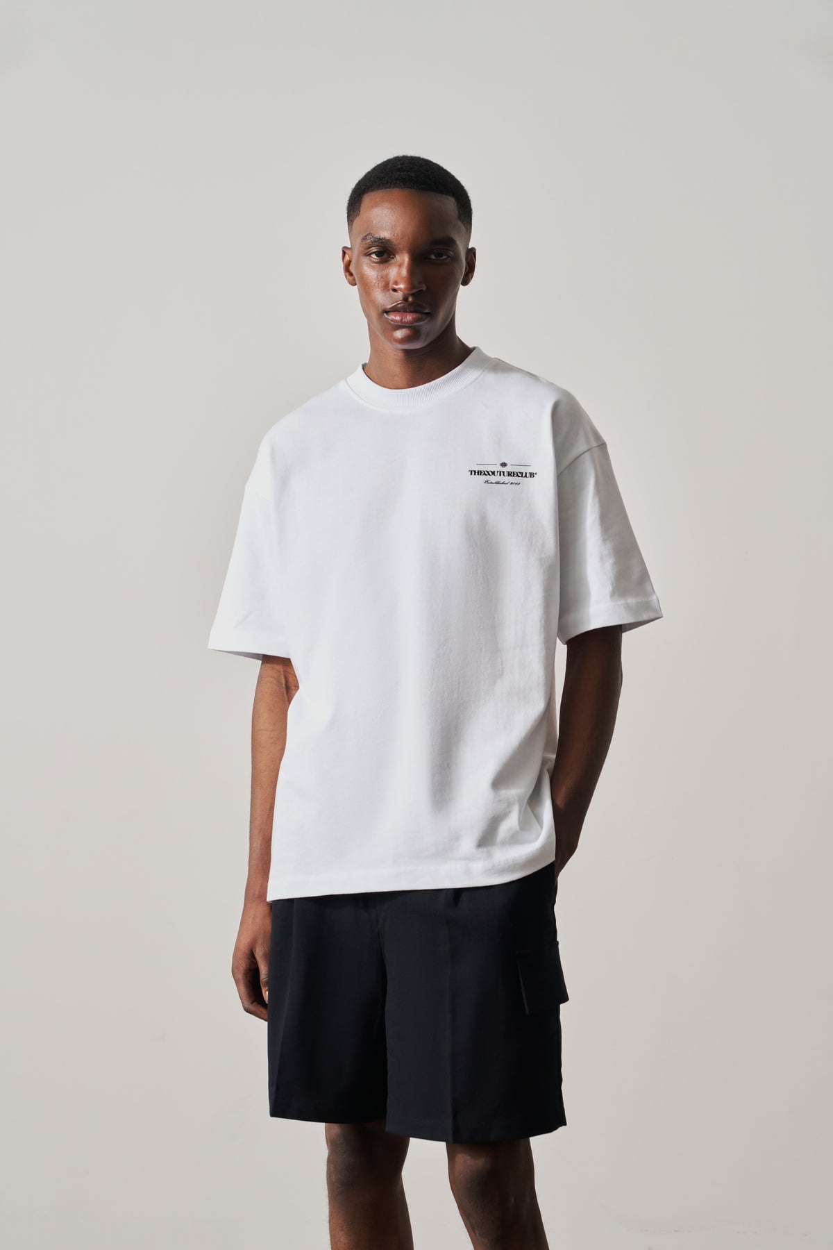 COPYRIGHT MULTI  GRAPHIC T-SHIRT - WHITE