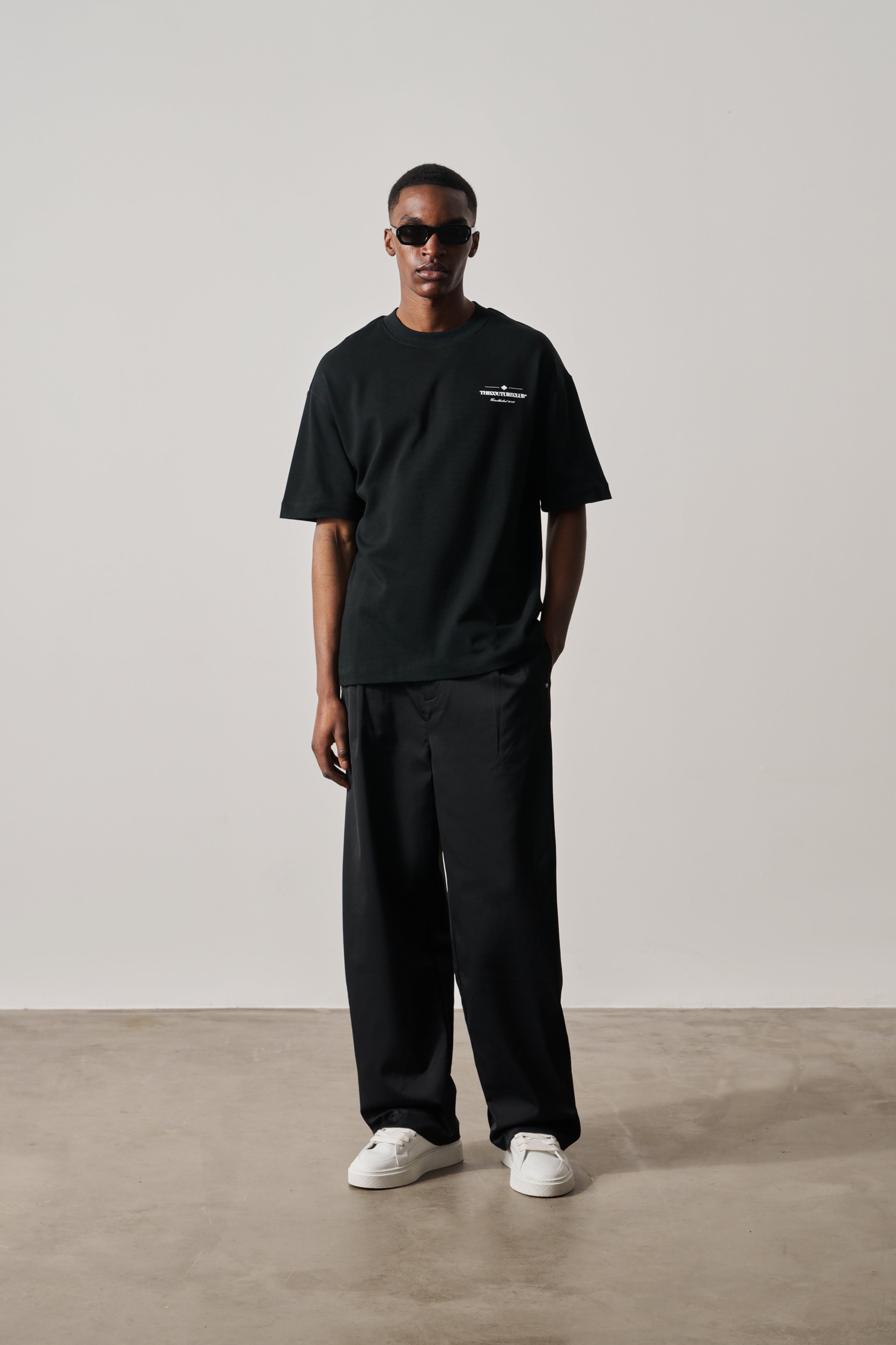 COPYRIGHT MULTI GRAPHIC T-SHIRT - BLACK