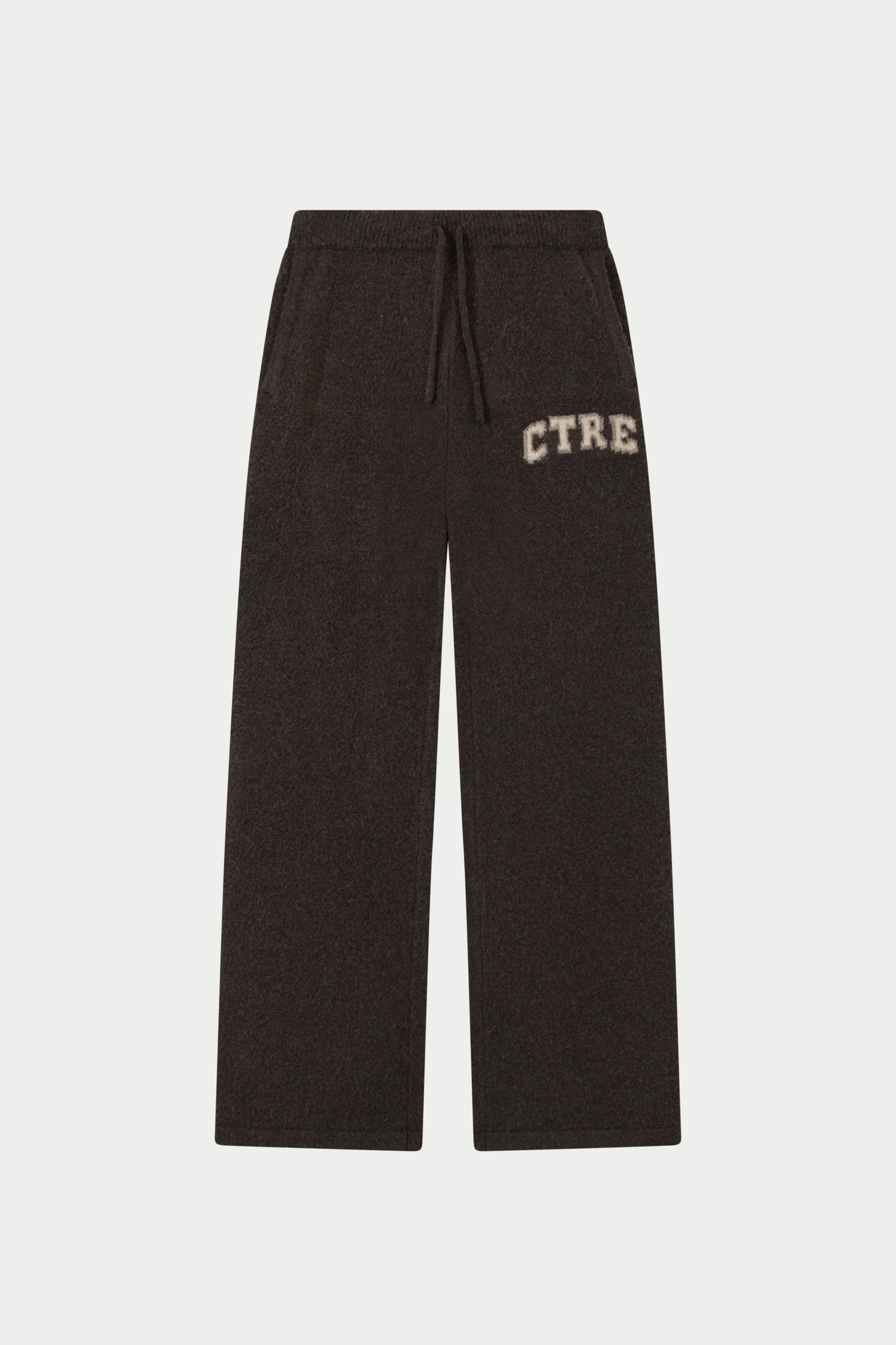 CTRE KNITTED JOGGERS - BROWN