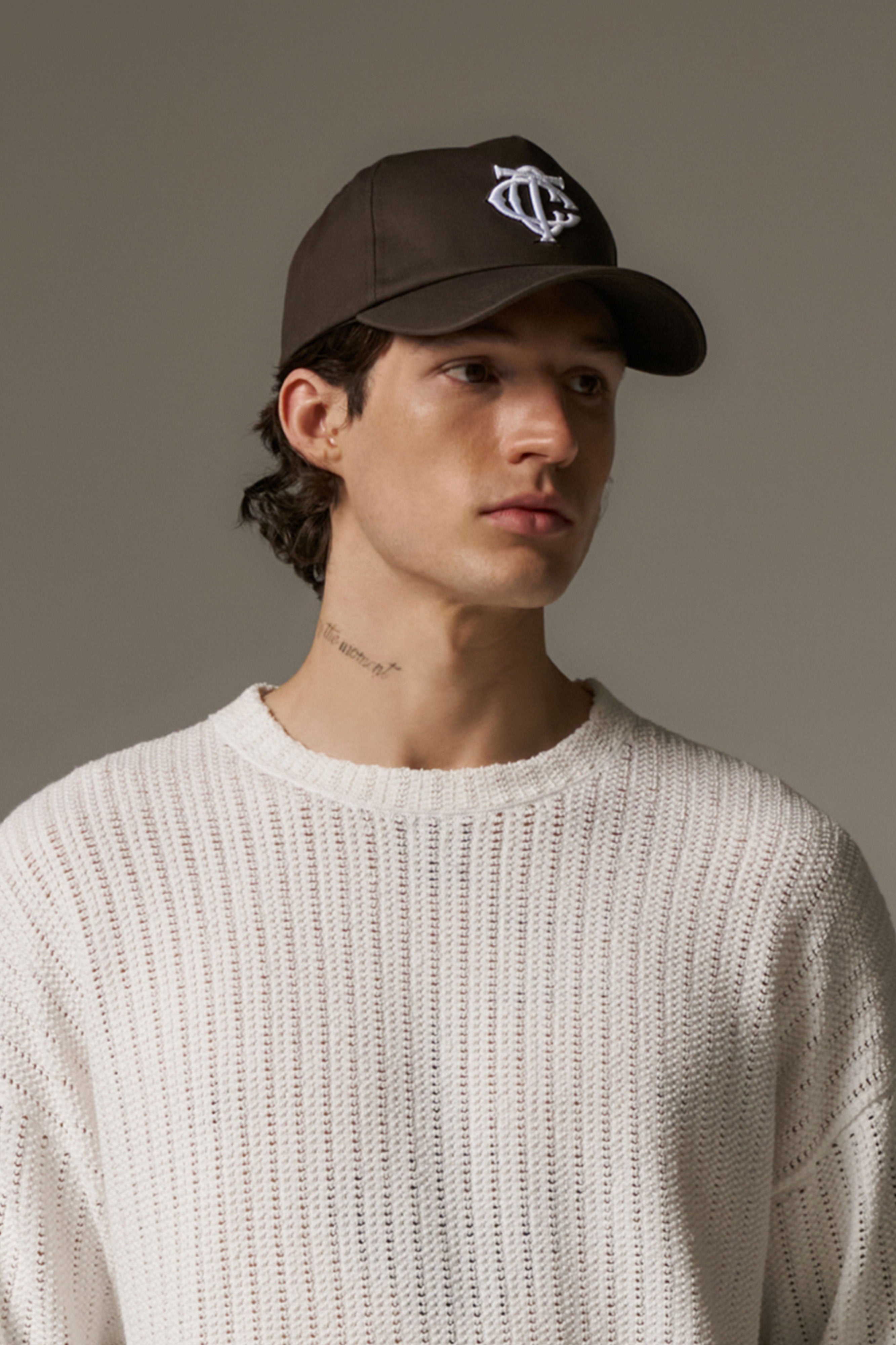 MONOGRAM CAP - BROWN