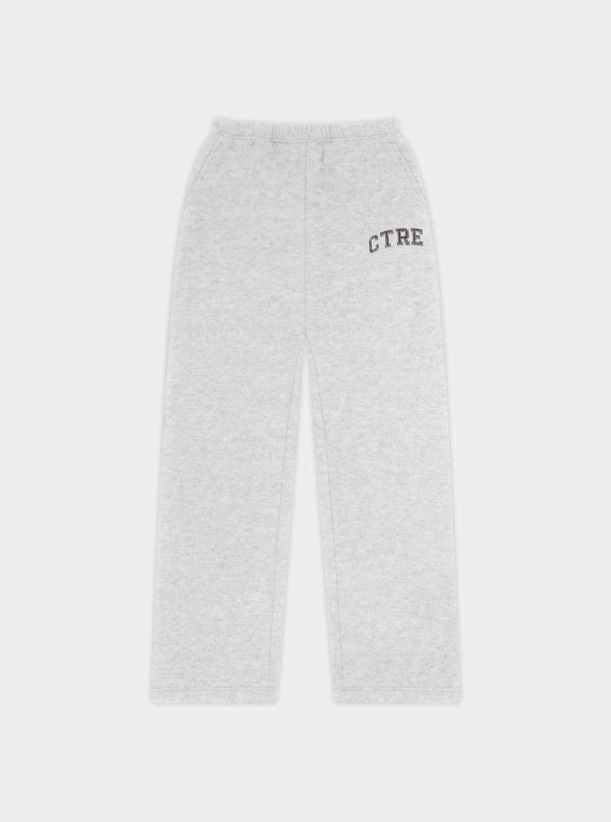 Ctre Wide Leg Joggers - Grey Marl