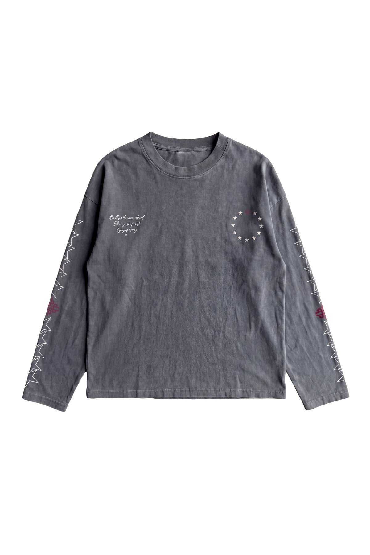 LEGACY GRAPHIC LONG SLEEVE T-SHIRT - WASHED BLACK