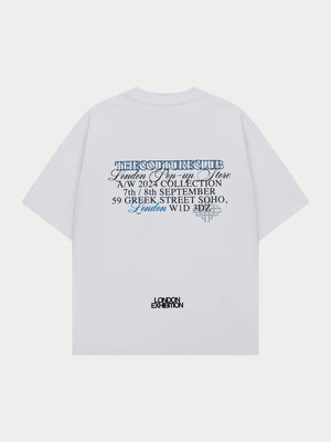 LONDON POP UP T-SHIRT - WHITE
