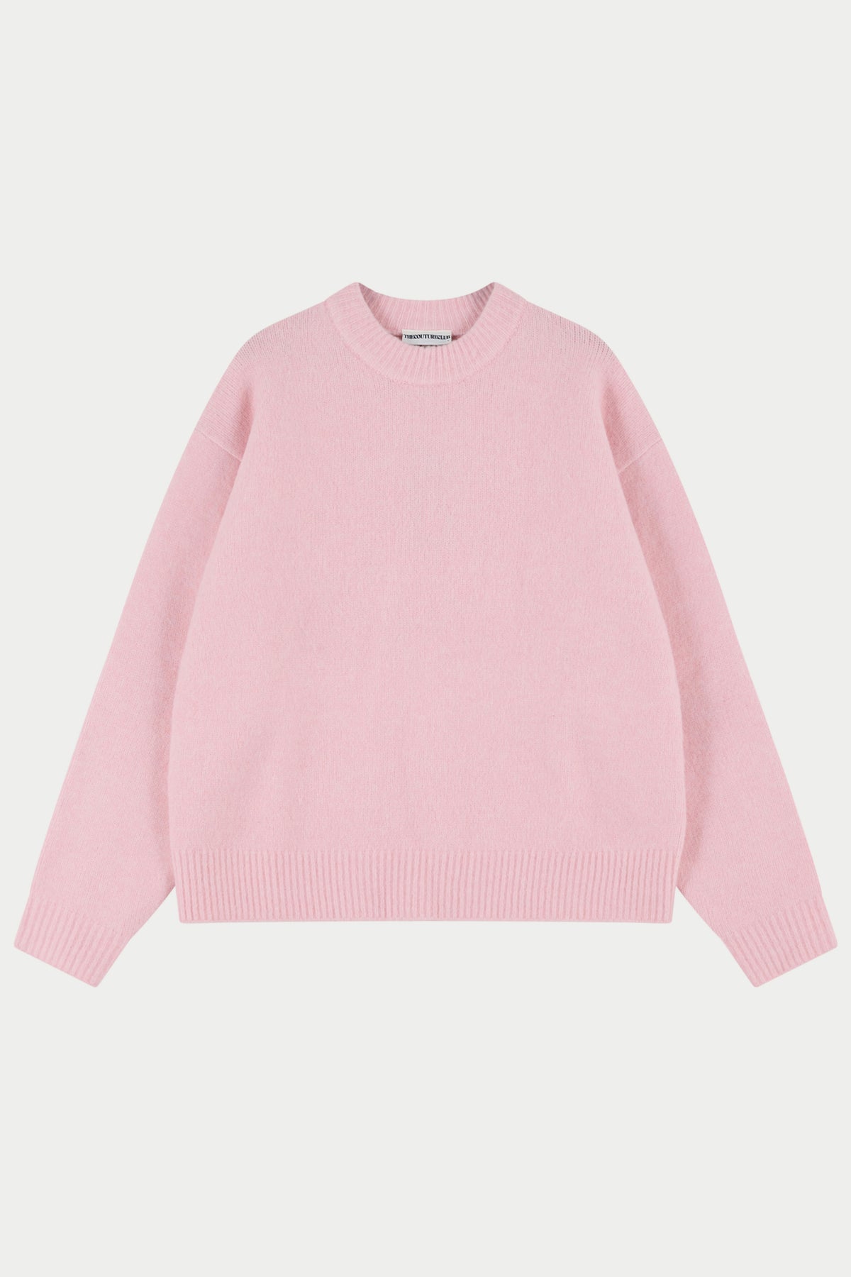 COPYRIGHT BRUSHED KNIT JUMPER - PINK