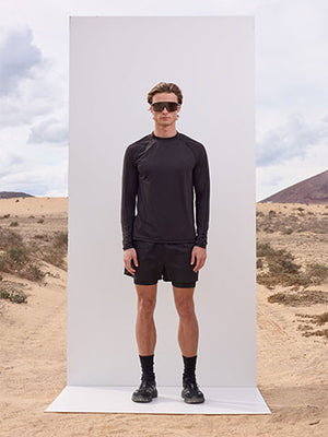 LONG SLEEVE TRAINING TOP - BLACK