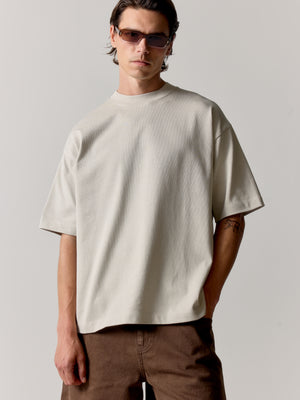 SUPER HEAVYWEIGHT BLANK T-SHIRT - STONE