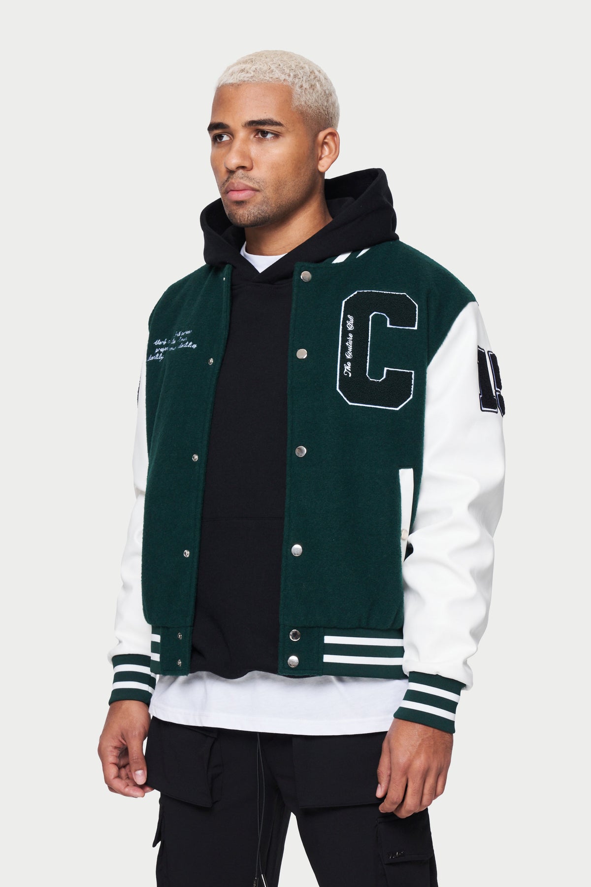 TCC Men's Green Varsity Jacket | The Couture Club - Xs