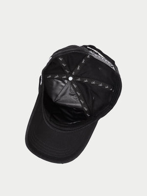 EMBLEM TRUCKER CAP - BLACK