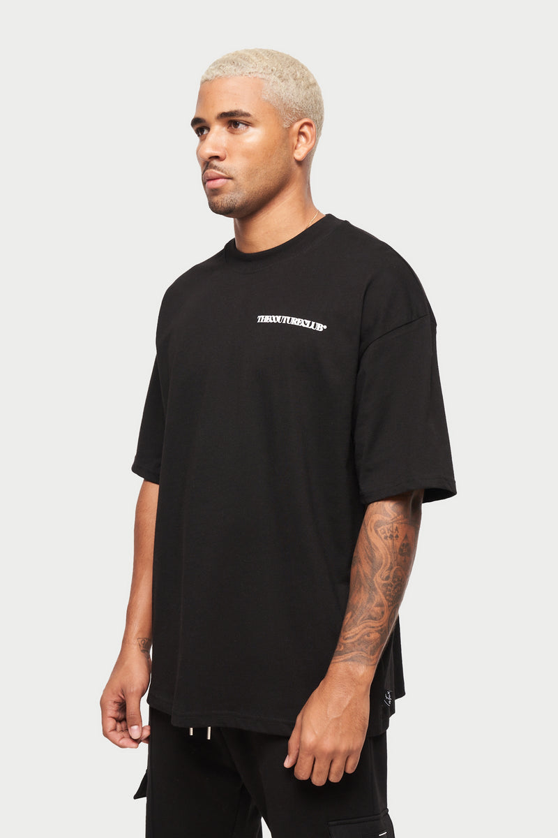 COPYRIGHT RELAXED T-SHIRT - BLACK